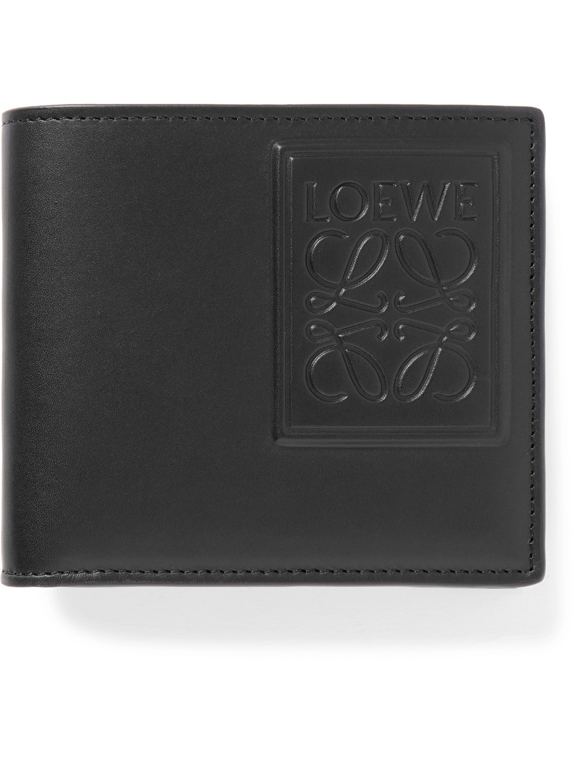 Logo-Embossed Leather Billfold Wallet