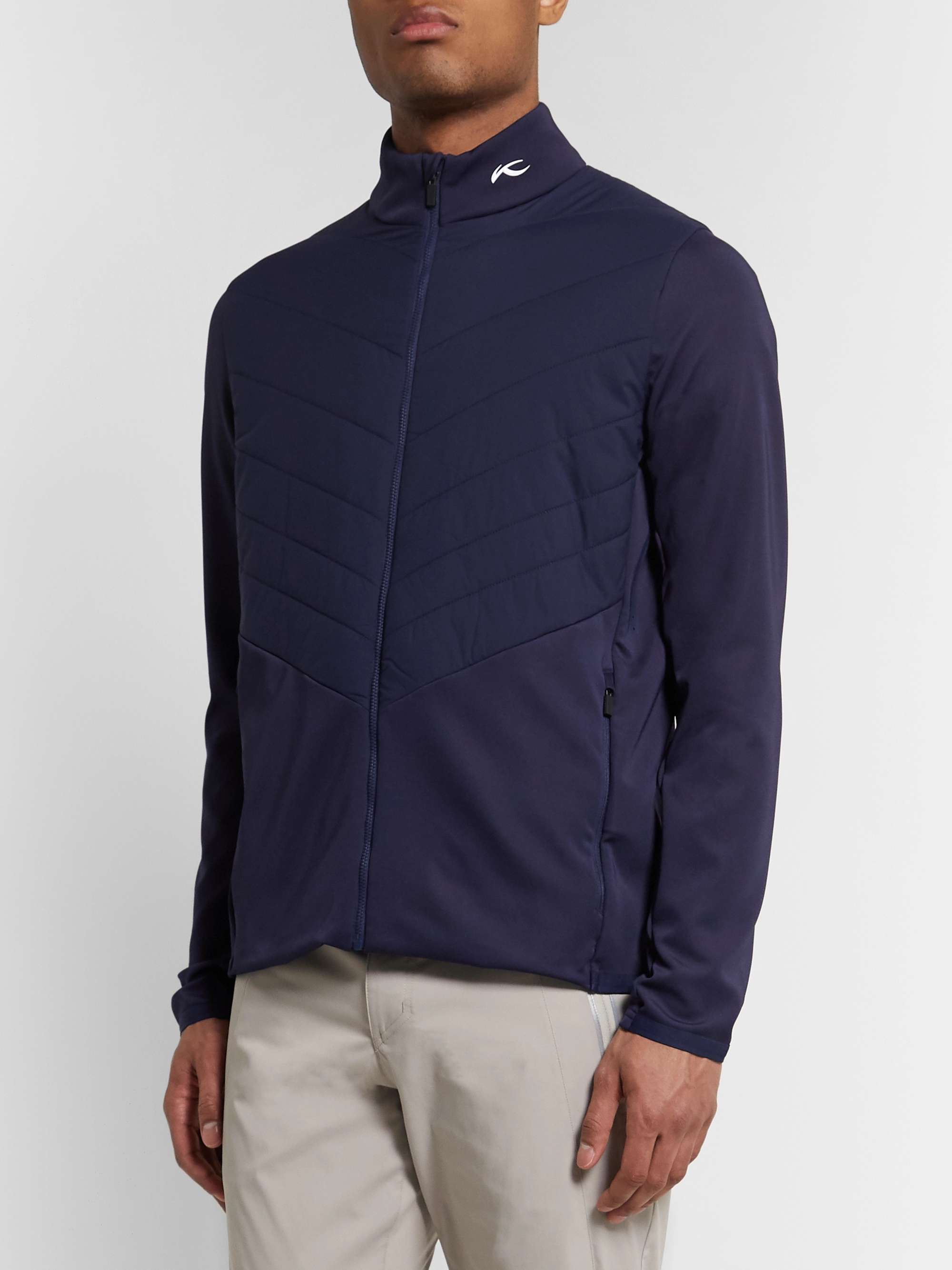 KJUS GOLF Retention 2.0 Quilted Shell and Stretch-Jersey Golf Jacket for  Men | MR PORTER