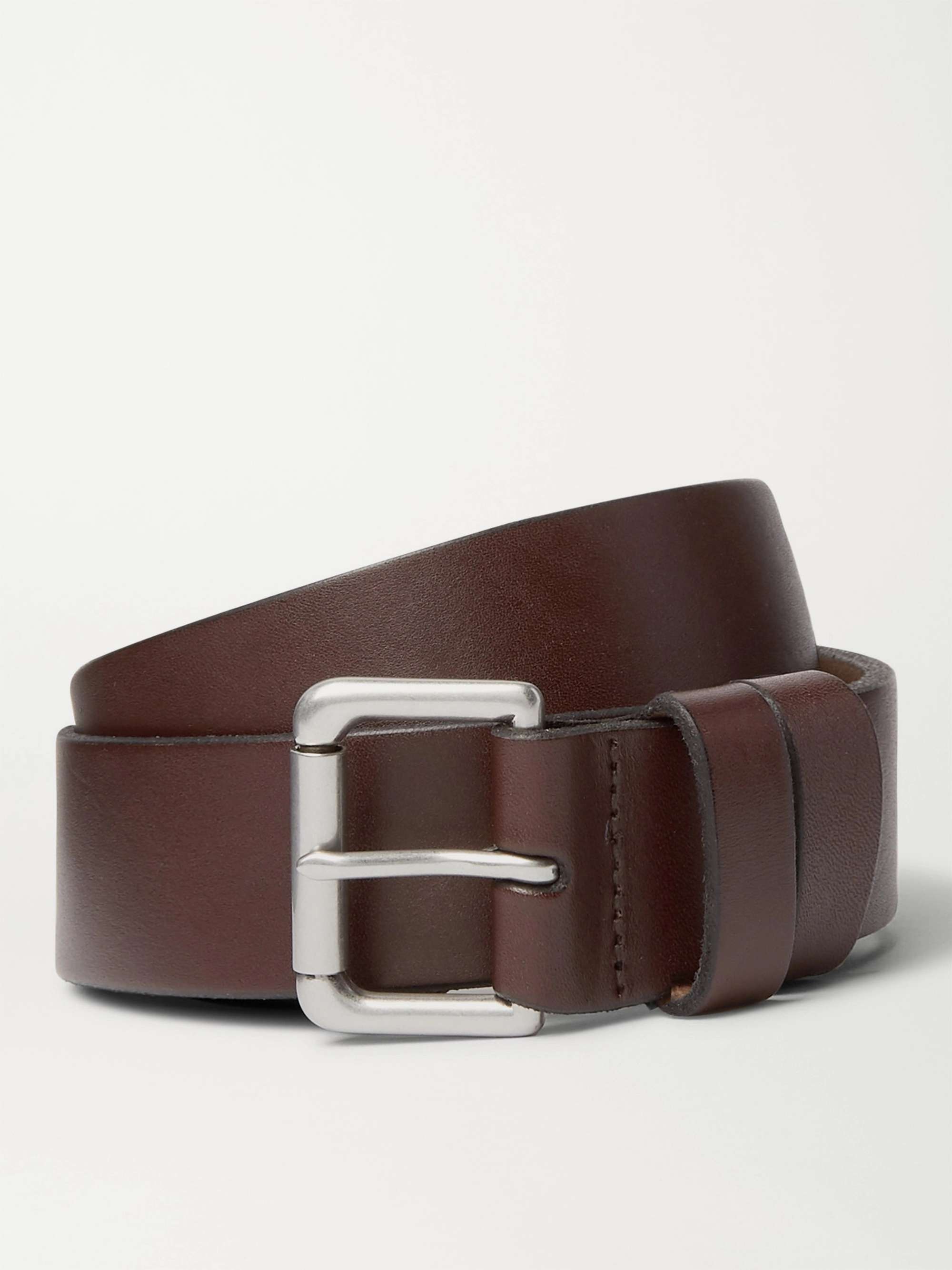 Brown 4cm Brown Leather Belt | POLO RALPH LAUREN | MR PORTER