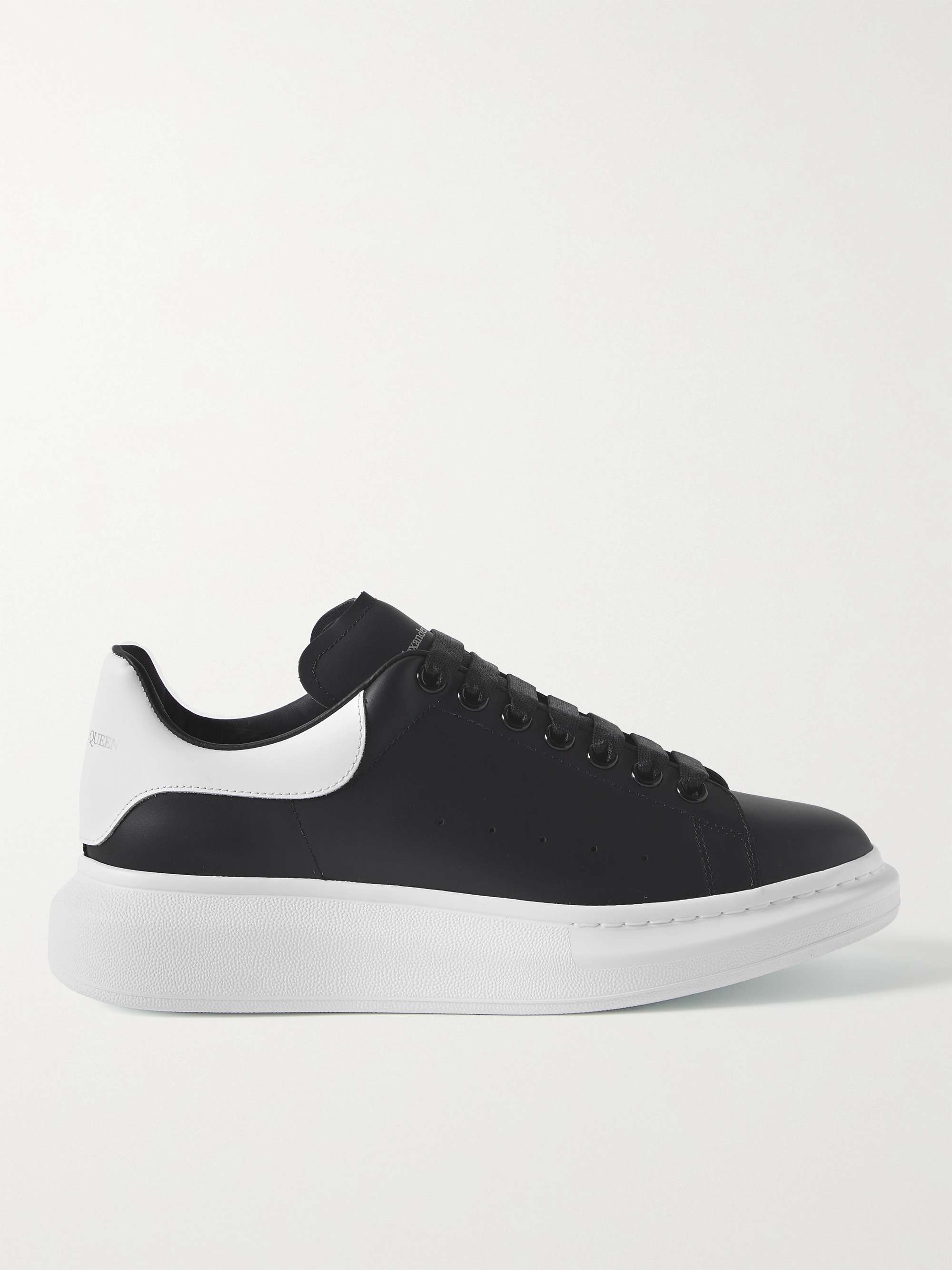 ALEXANDER MCQUEEN Exaggerated-Sole Leather Sneakers | MR PORTER