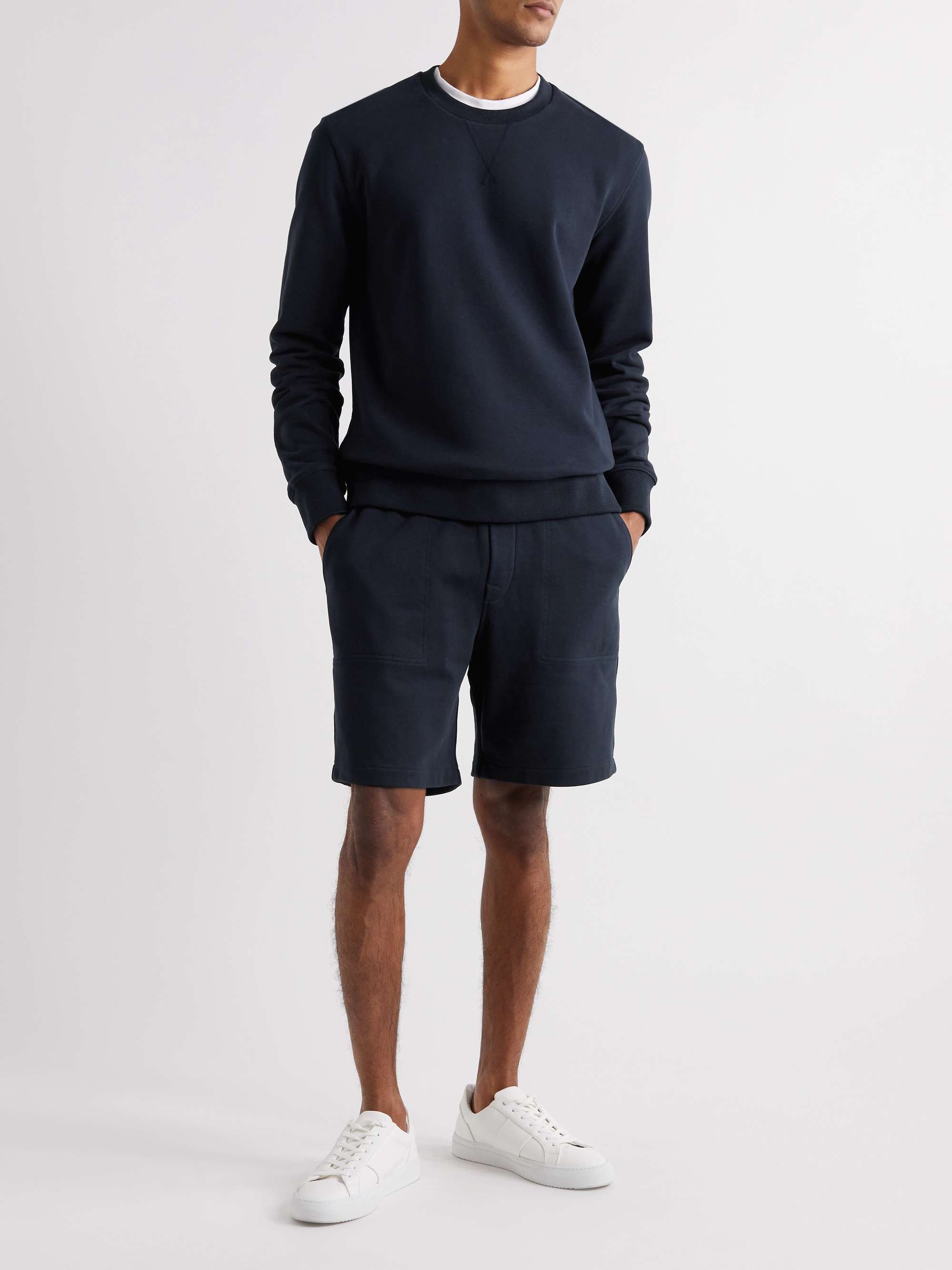 MR P. Straight-Leg Organic Cotton-Jersey Drawstring Shorts for Men | MR ...