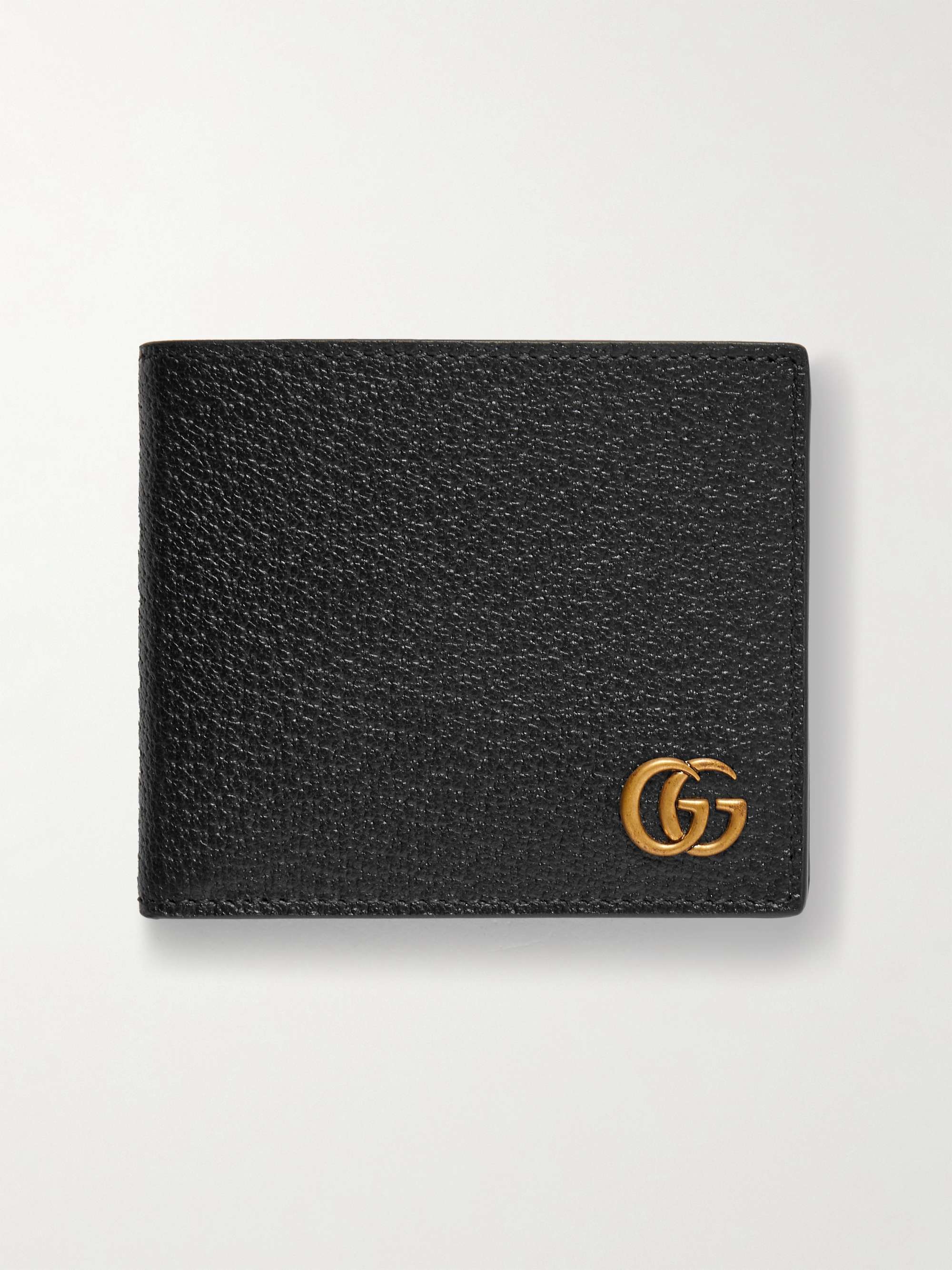 GUCCI GG Marmont Full-Grain Leather Billfold Wallet for Men | MR PORTER
