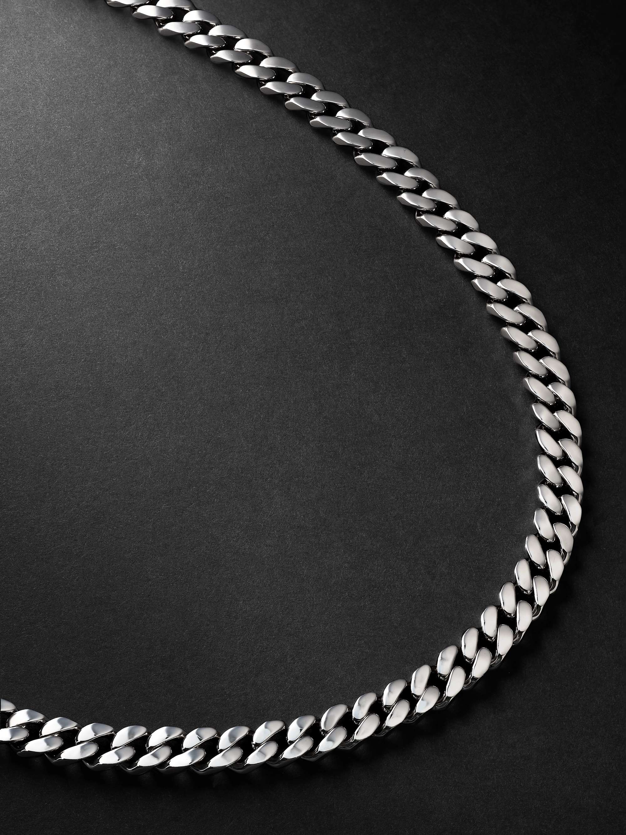 SHAY White Gold Chain Necklace for Men | MR PORTER