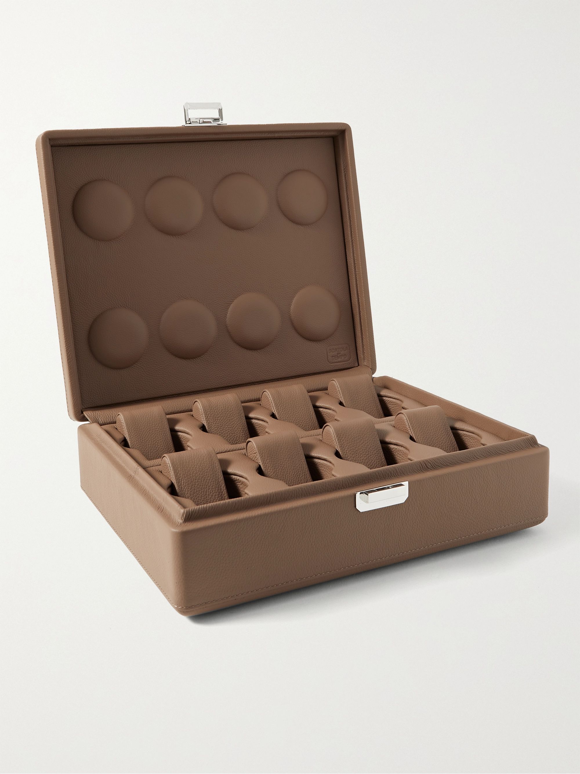 SCATOLA DEL TEMPO Full-Grain Leather Watch Box for Men | MR PORTER