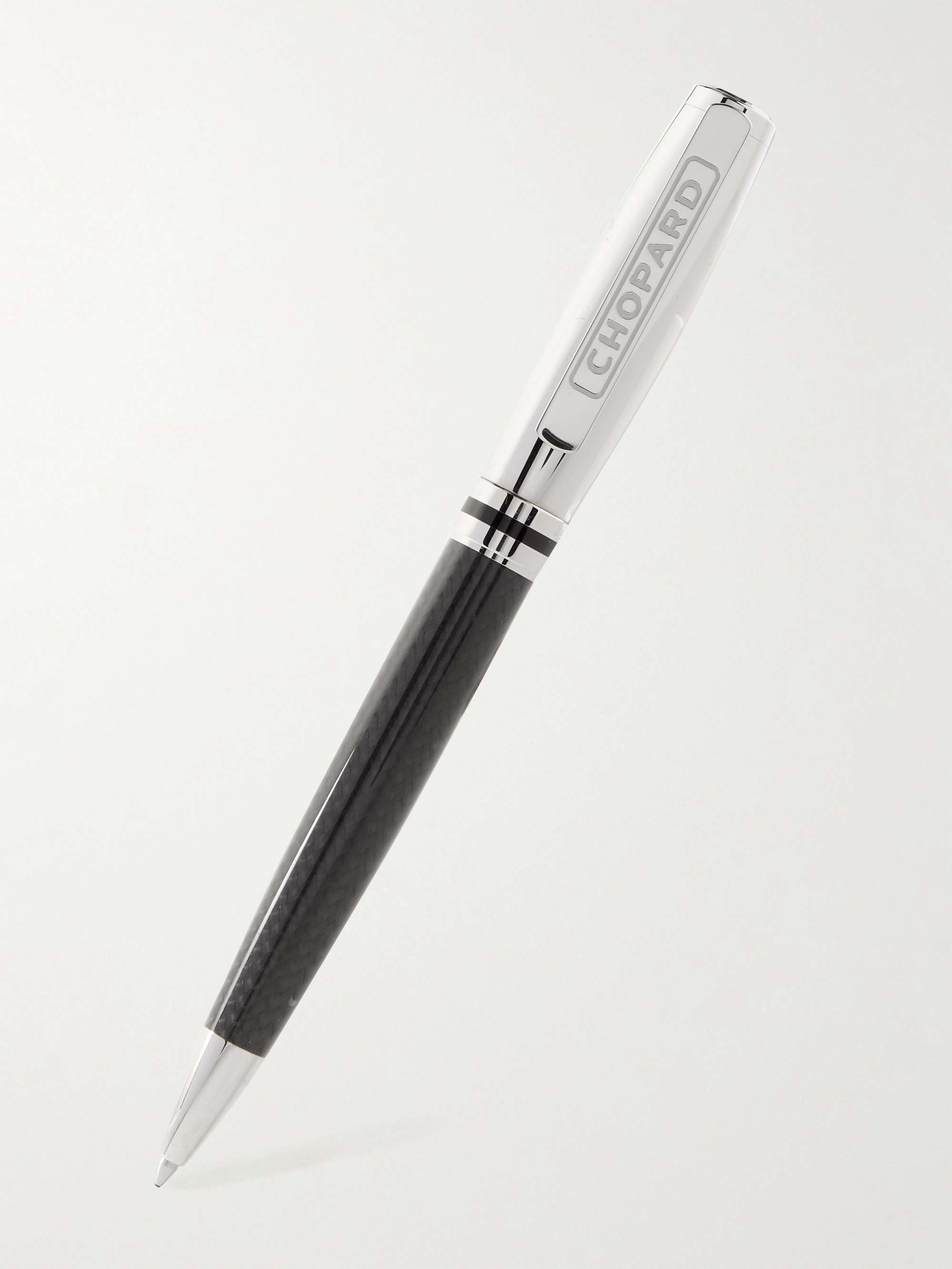 رمادي قلم حبر جاف Brescia من ألياف الكربون والبلاديوم | CHOPARD | MR PORTER