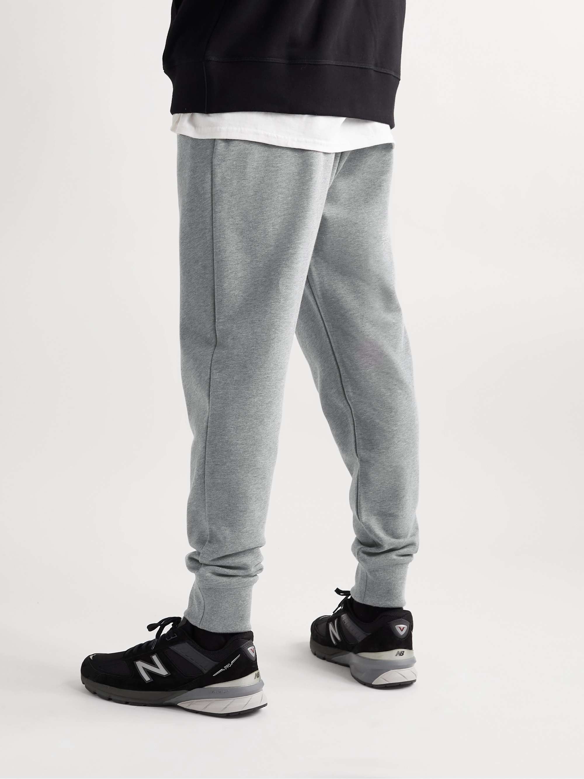 CANADA GOOSE Huron Tapered Logo-Appliquéd Cotton-Jersey Sweatpants for Men  | MR PORTER