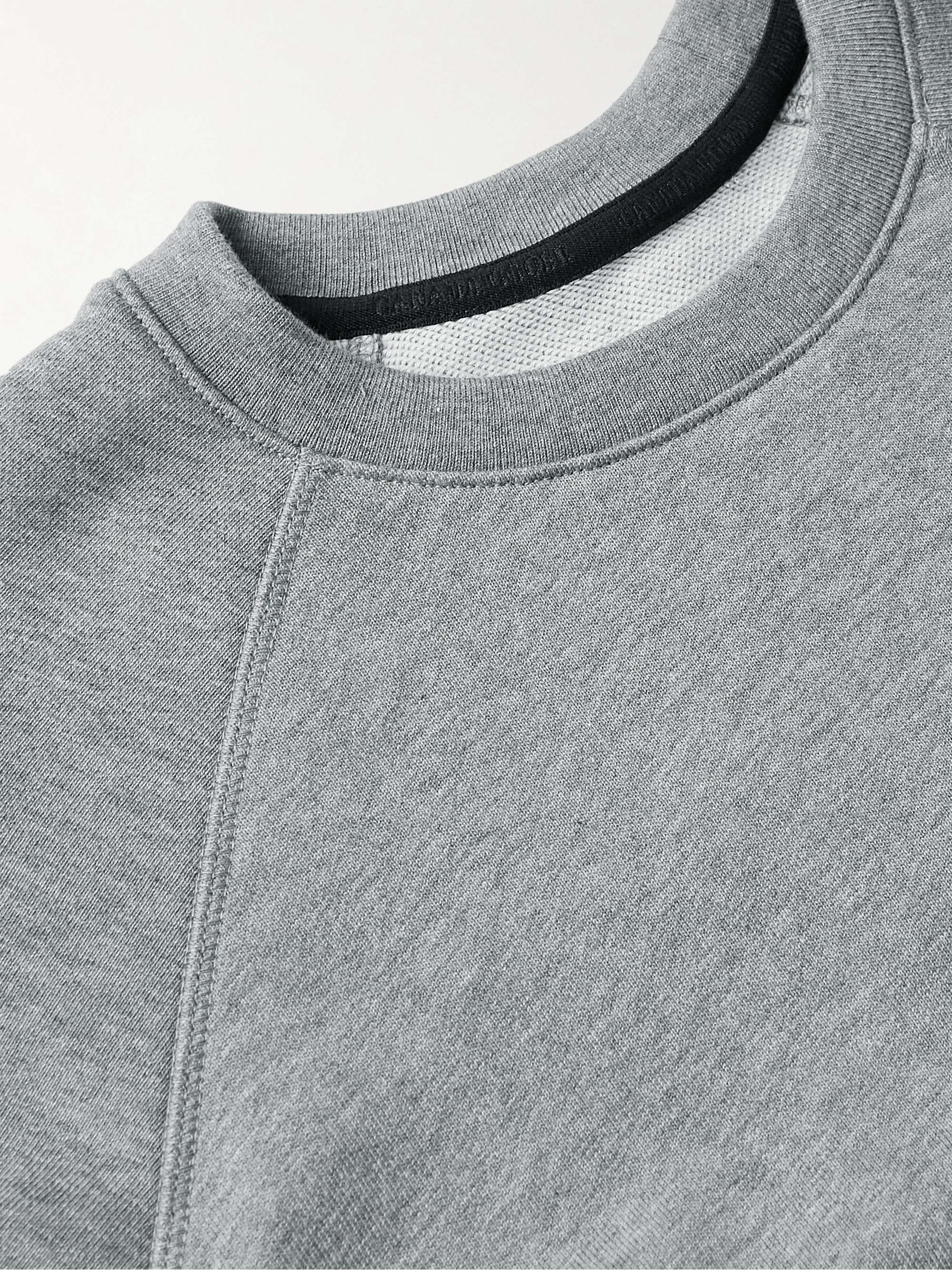 CANADA GOOSE Huron Sweatshirt aus Baumwoll-Jersey mit Logoapplikation