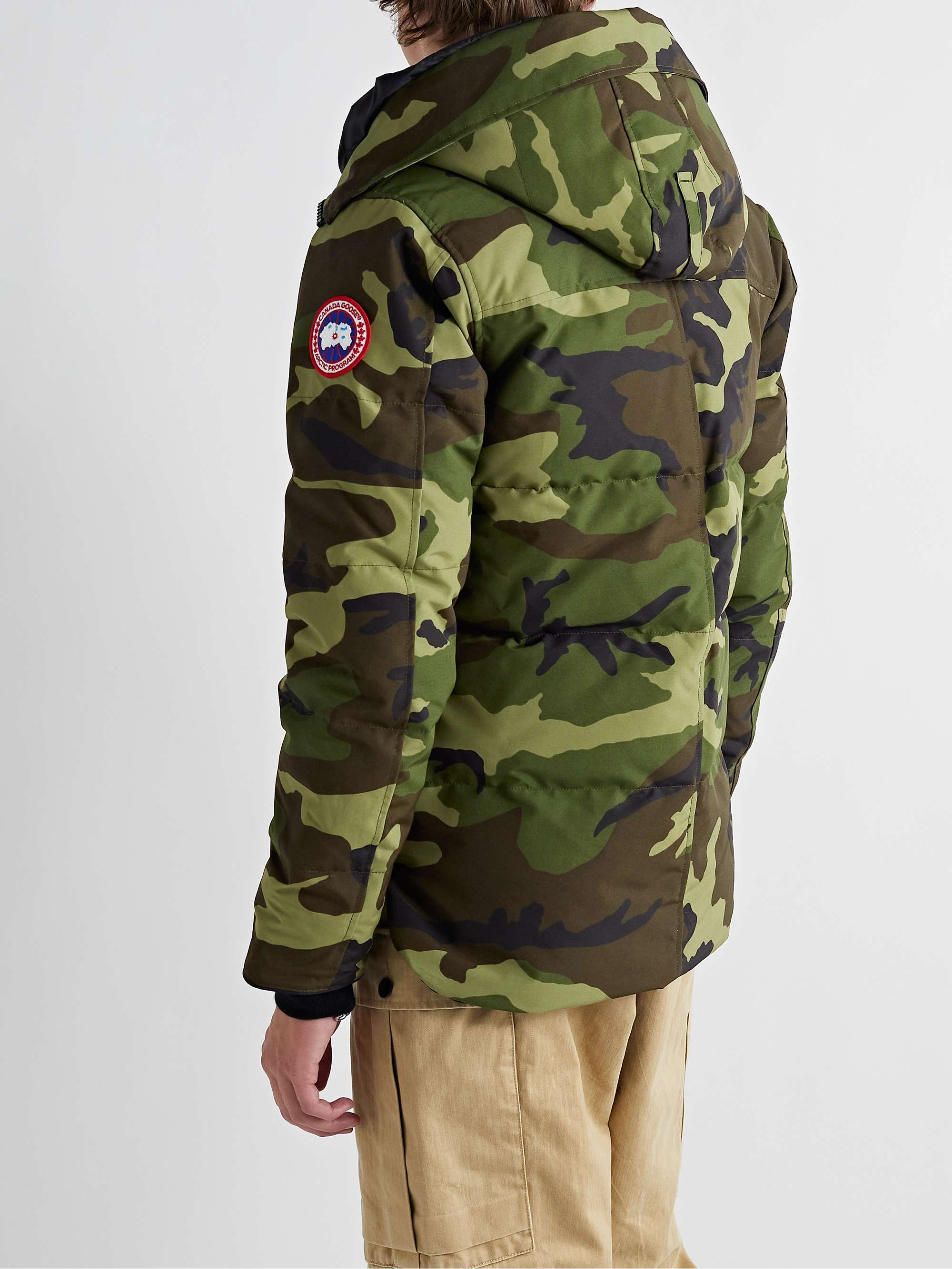 CANADA GOOSE Macmillan Camouflage-Print Quilted Shell Hooded Down Parka |  MR PORTER