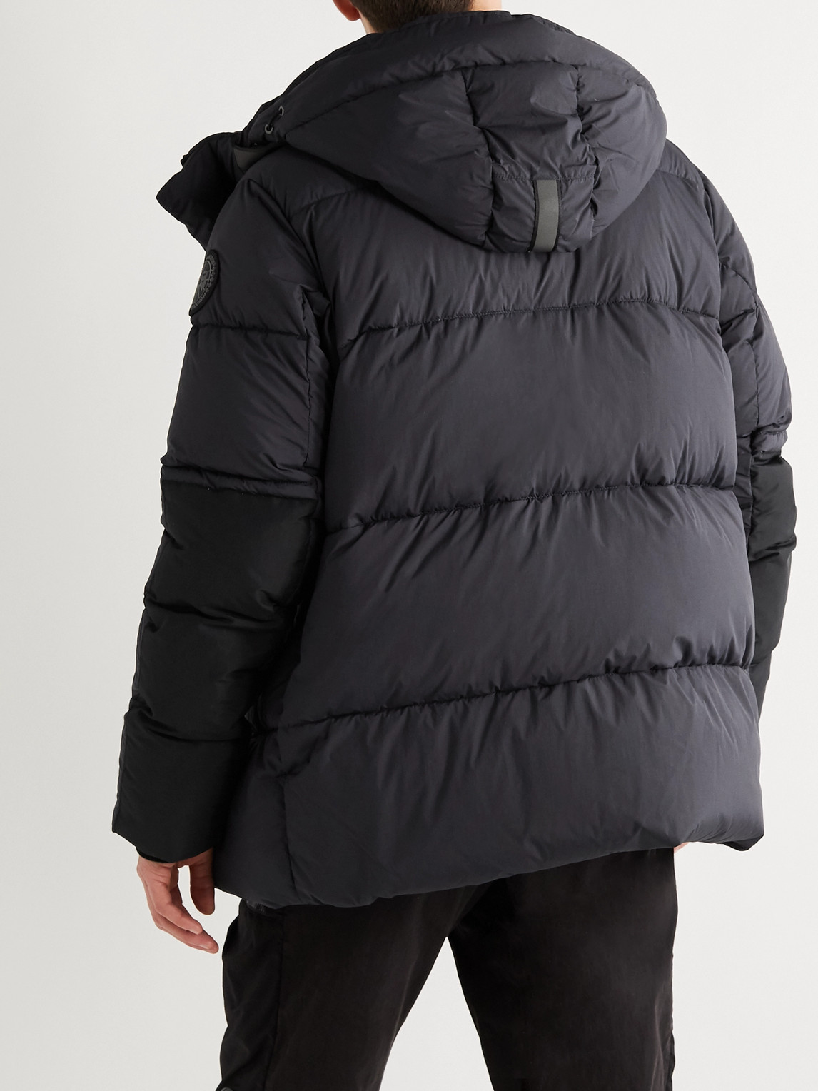 Shop Canada Goose Black Label Osborne Quilted Shell Down Hooded Parka In Blue