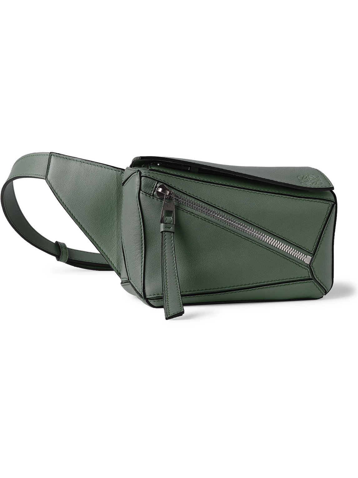 Loewe - Puzzle Mini Leather Belt Bag - Men - Green für Herren