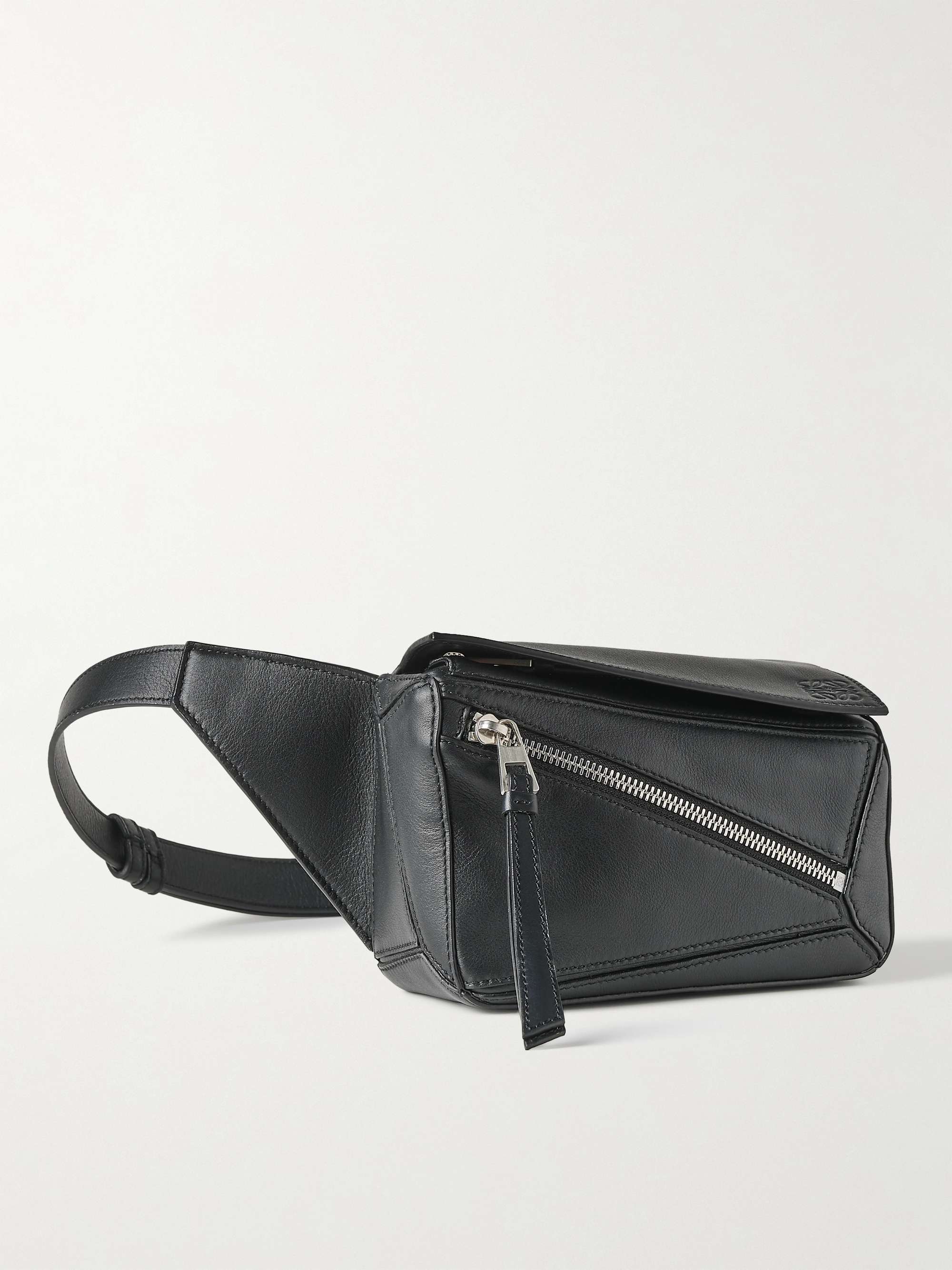 Puzzle Mini Leather Belt Bag