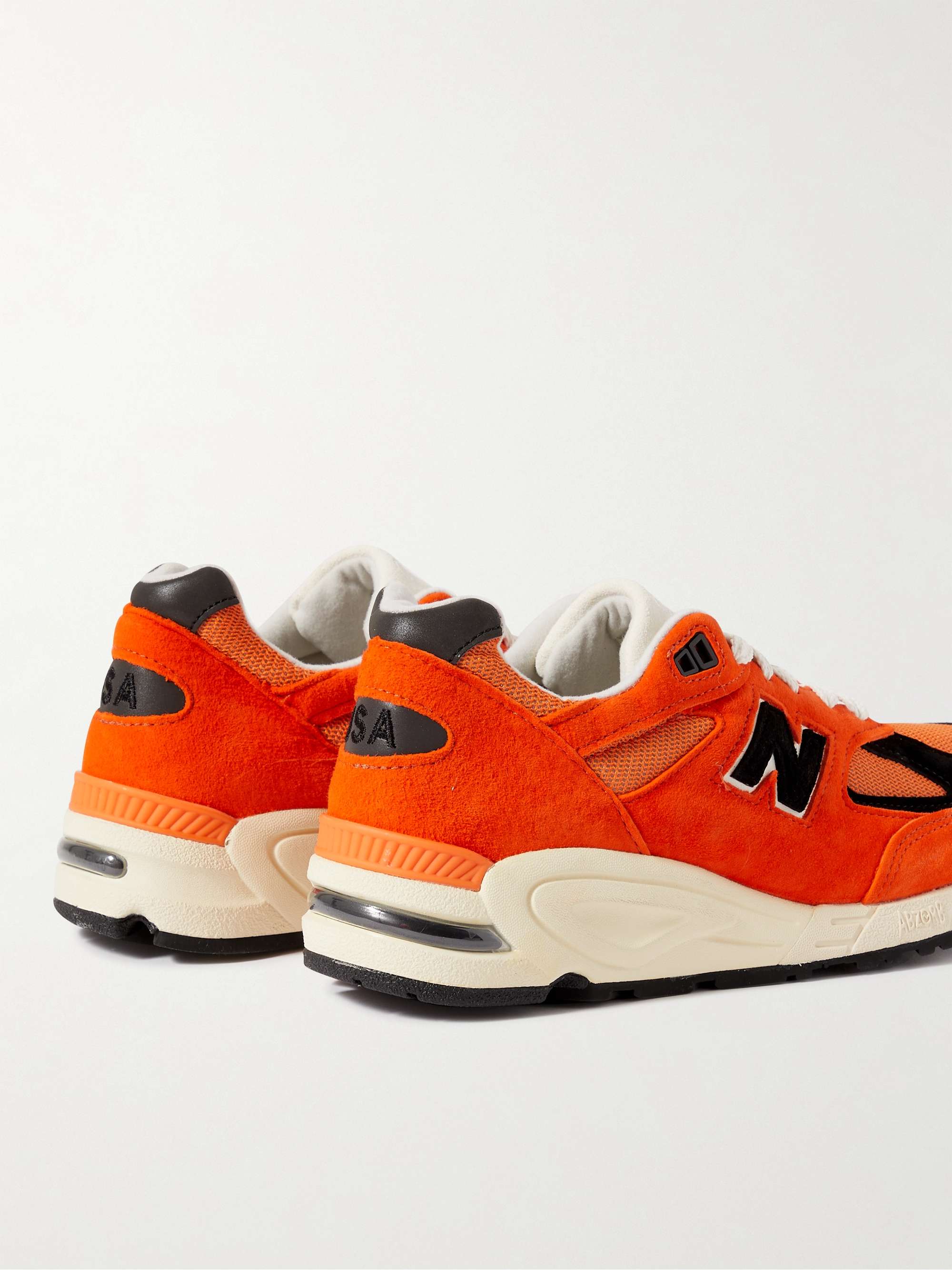 NEW BALANCE 990v2 Mesh and Suede Sneakers | MR PORTER