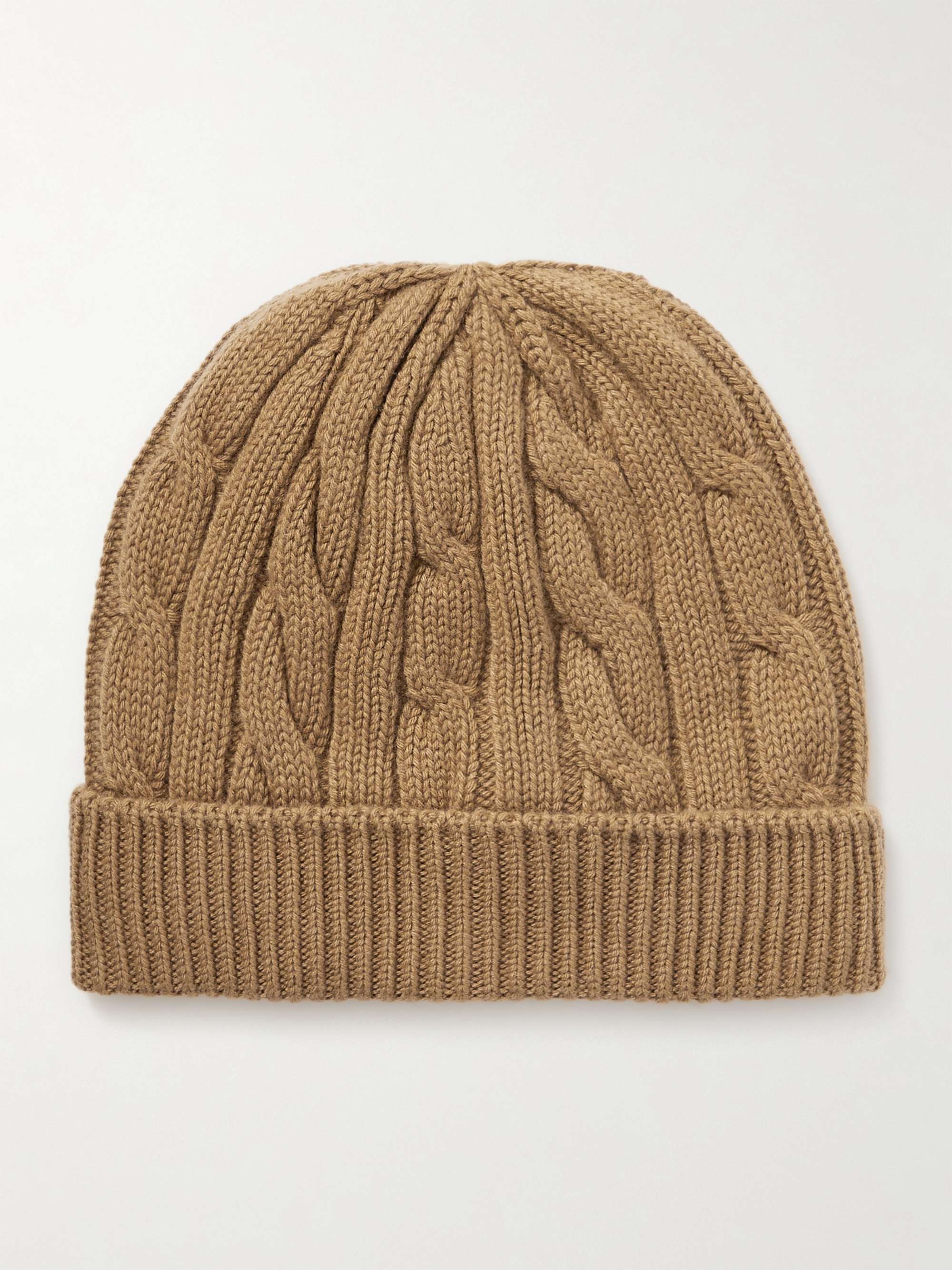 LORO PIANA Cable-Knit Baby Cashmere Beanie for Men | MR PORTER