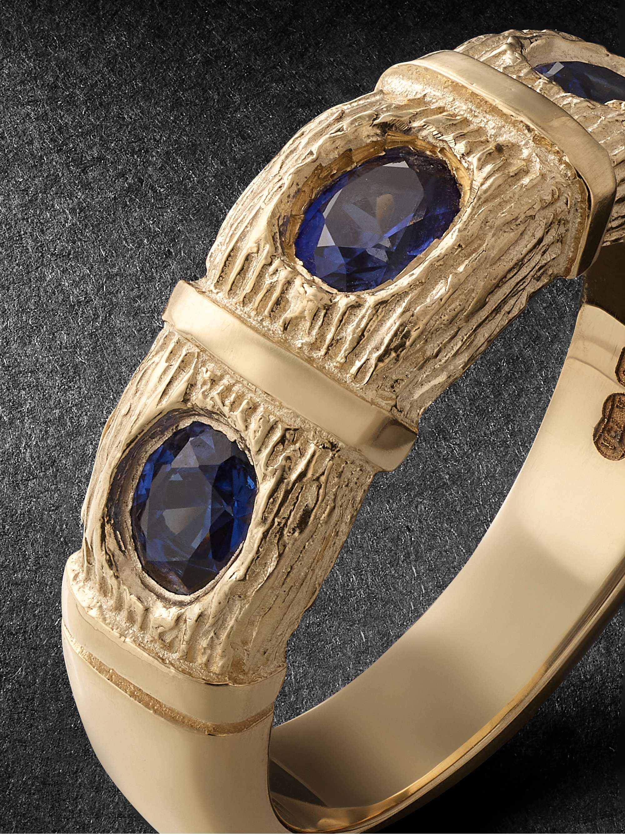 BLEUE BURNHAM 9-Karat Gold Sapphire Ring | MR PORTER
