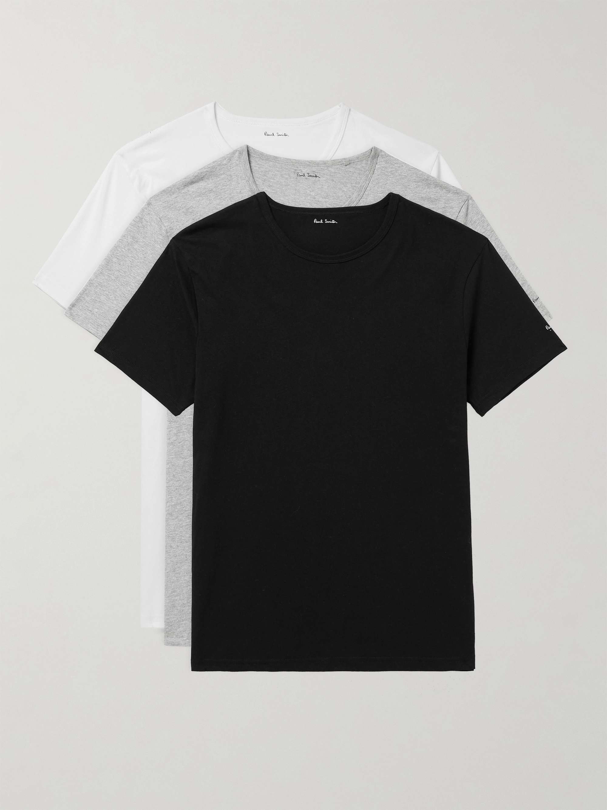 Multi Three-Pack Cotton-Jersey T-Shirts | PAUL SMITH | MR PORTER