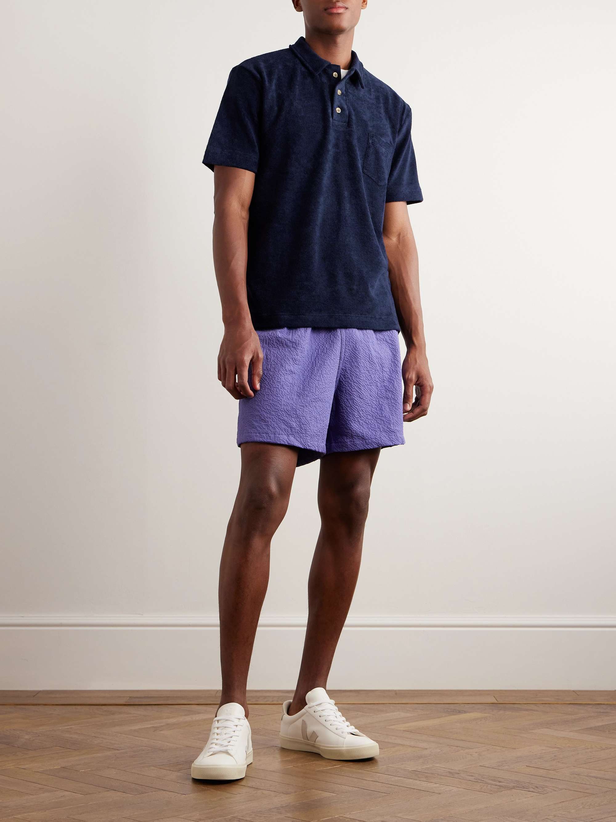 HOWLIN' Mr Fantasy Cotton-Blend Terry Polo Shirt for Men | MR PORTER