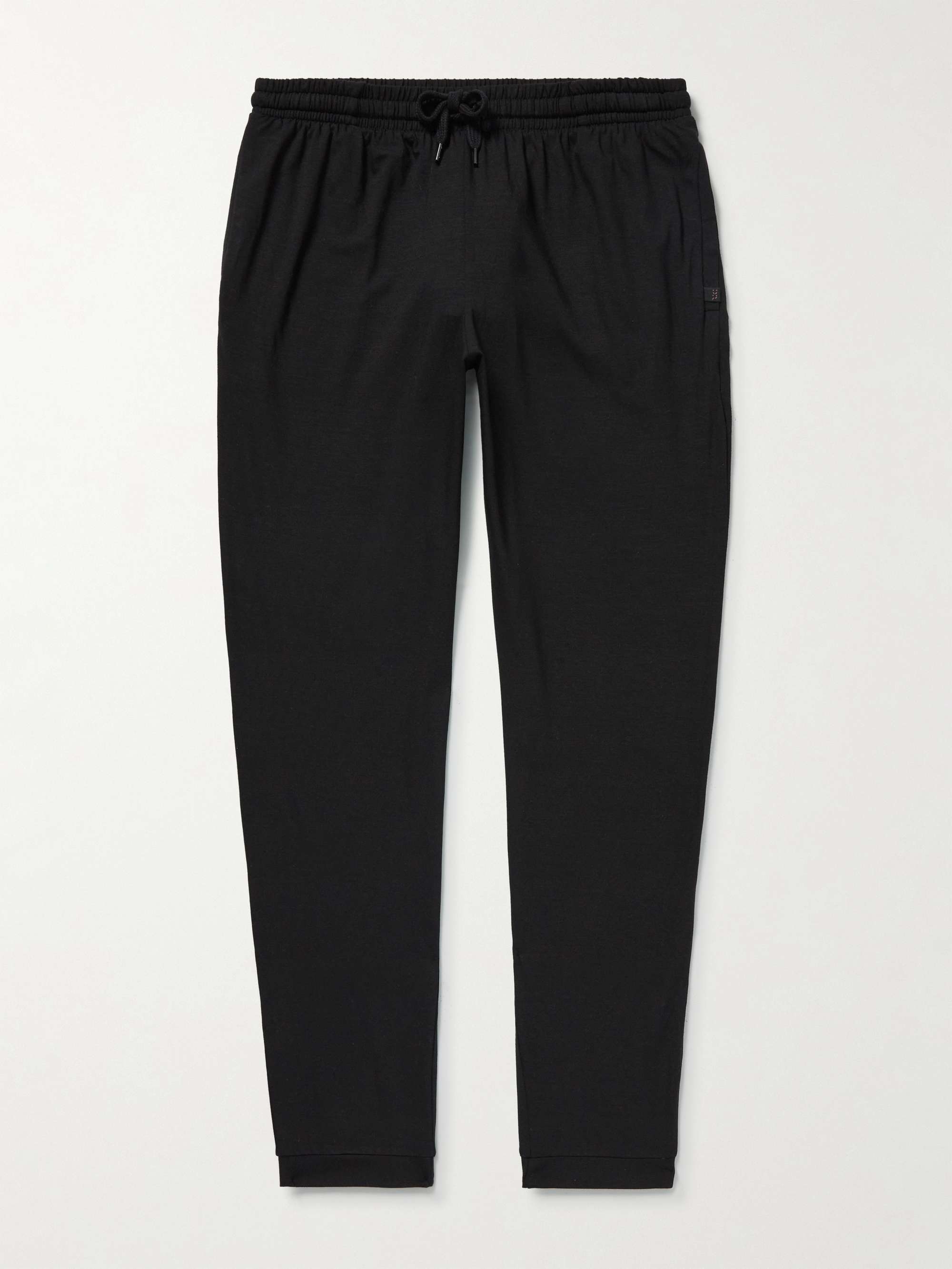 DEREK ROSE Basel Tapered Stretch Micro Modal Jersey Sweatpants for Men ...
