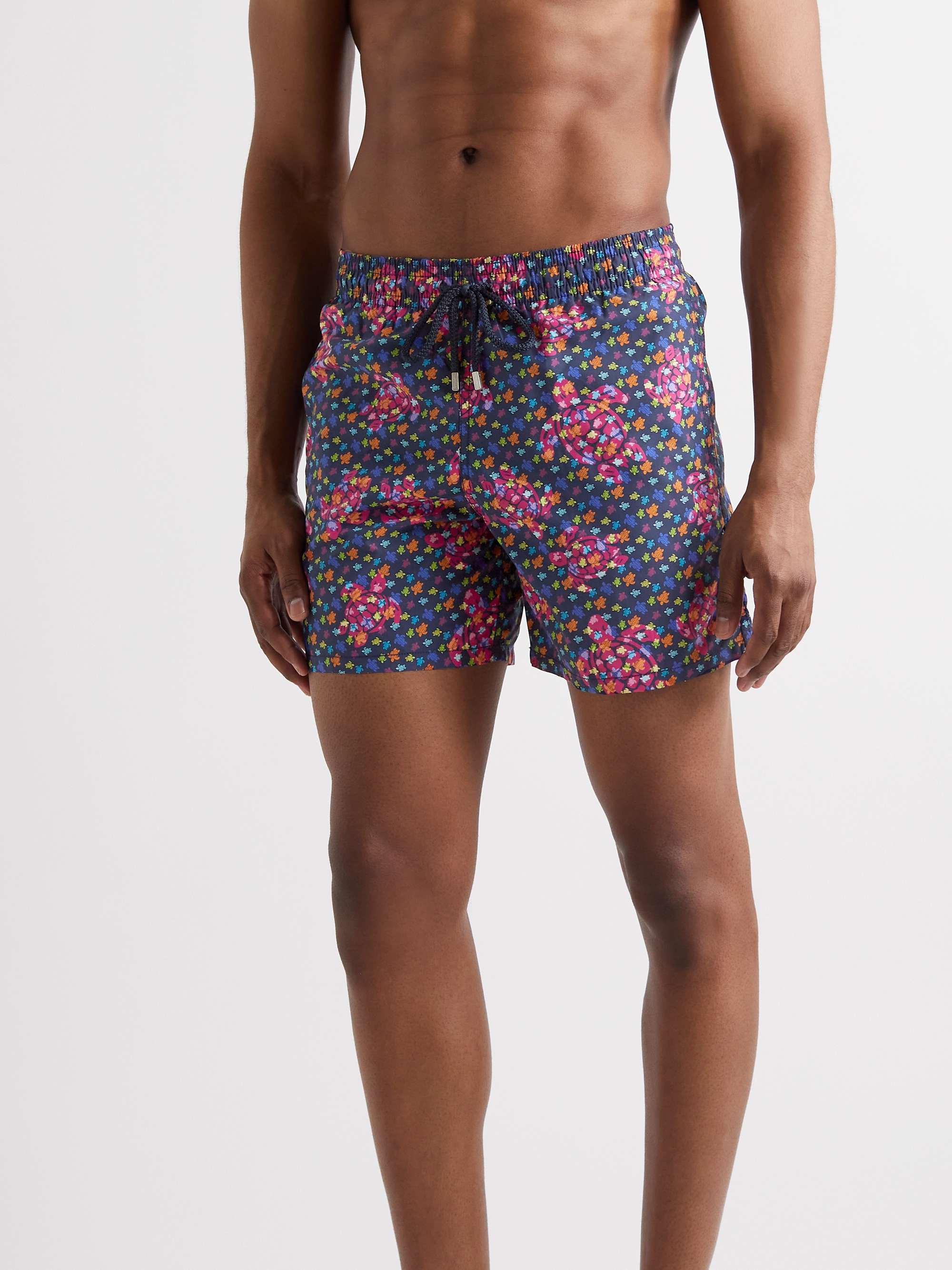 VILEBREQUIN Moorea Printed Mid-Length Recycled Swim Shorts for Men | MR ...