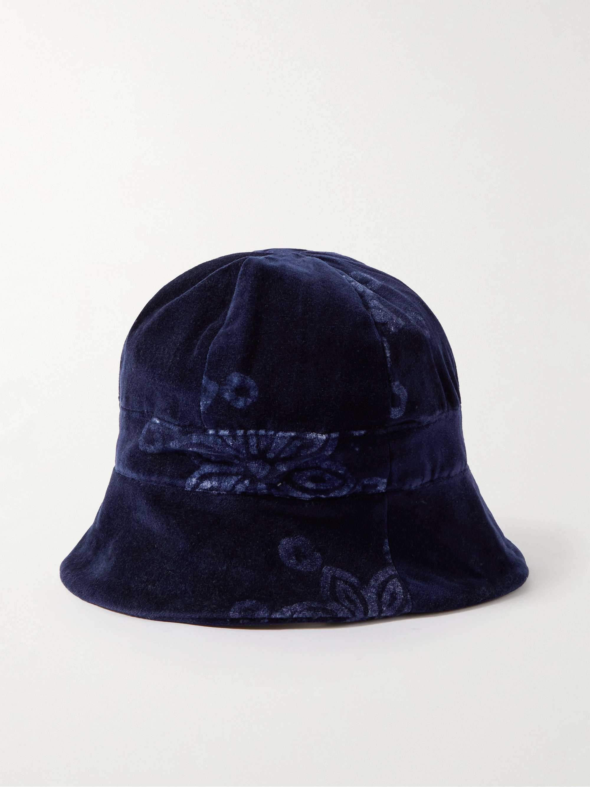 POST-IMPERIAL Elegushi Printed Cotton-Velvet Bucket Hat for Men | MR PORTER