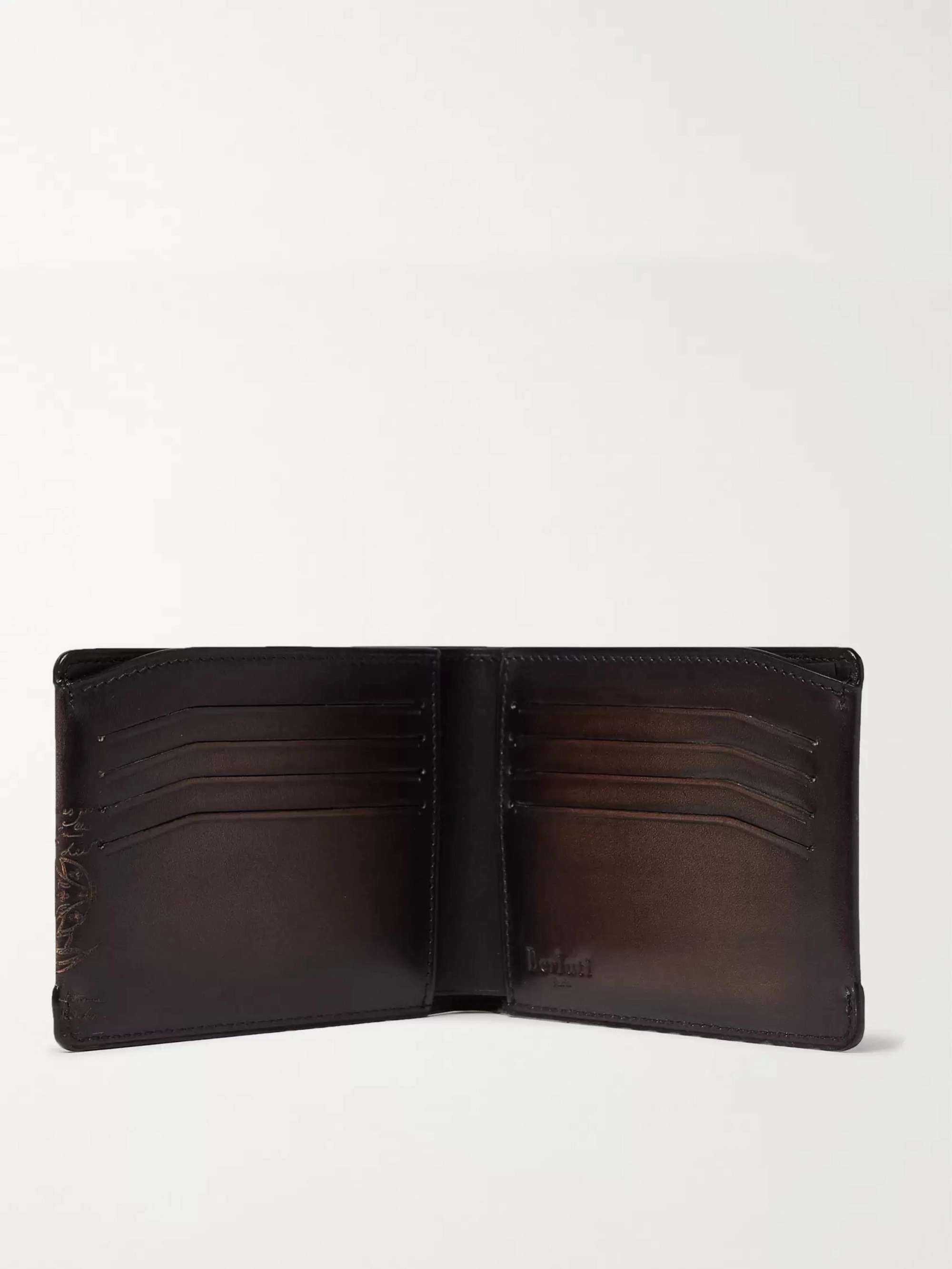 BERLUTI Essentiel Scritto Leather Billfold Wallet for Men | MR PORTER