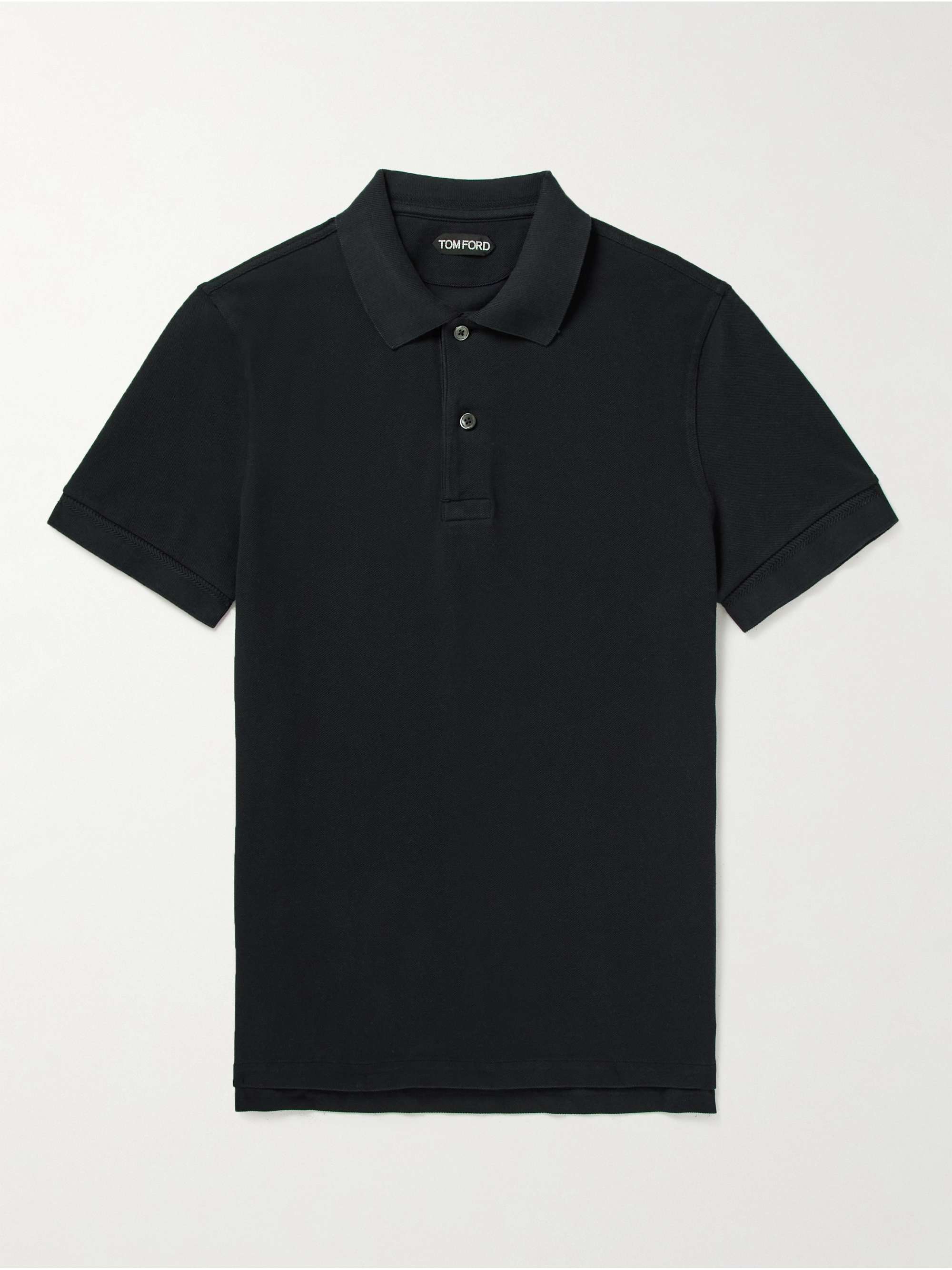TOM FORD Cotton-Piqué Polo Shirt for Men | MR PORTER