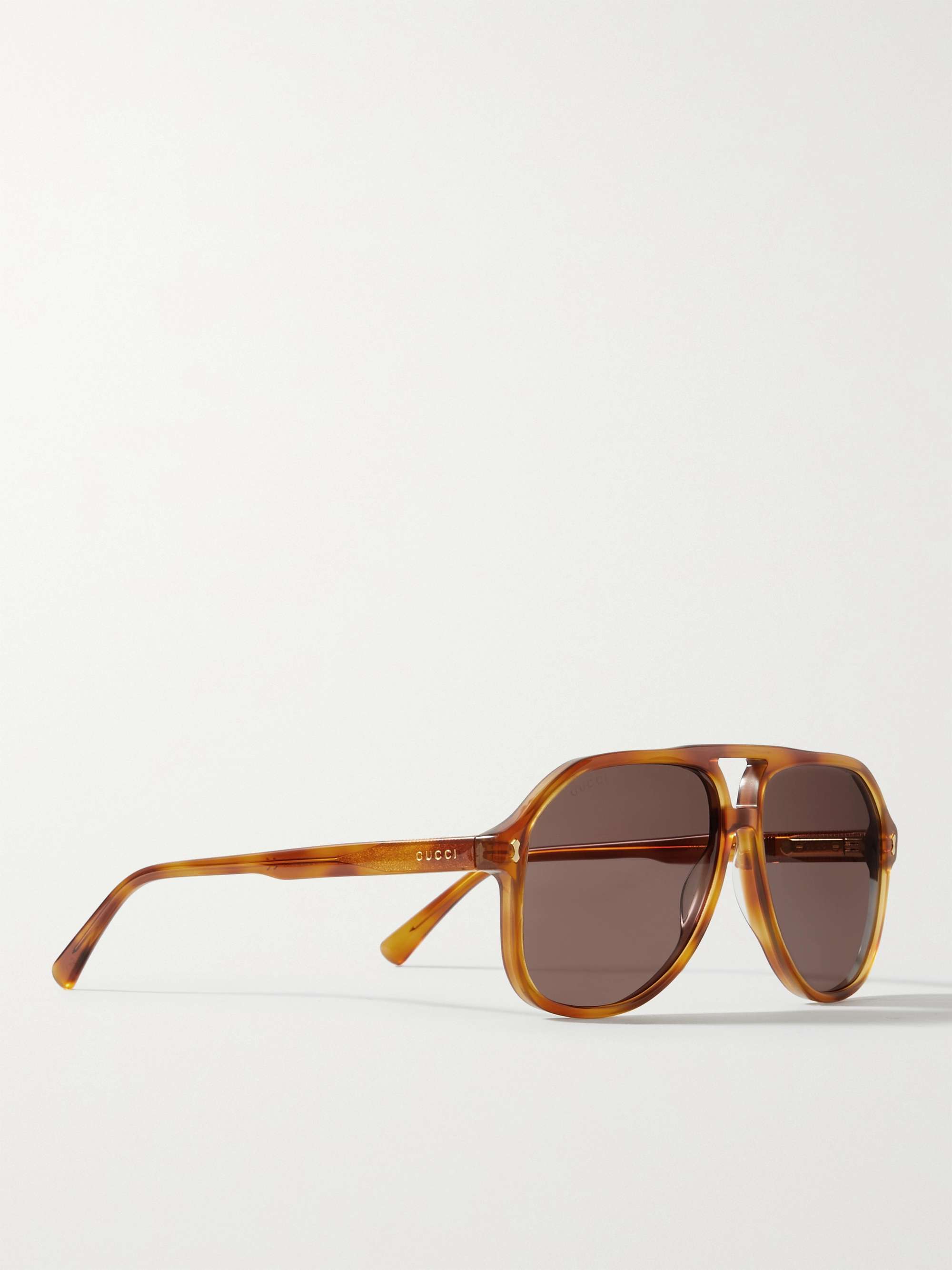 GUCCI EYEWEAR Aviator-Style Tortoiseshell Acetate Sunglasses | MR PORTER