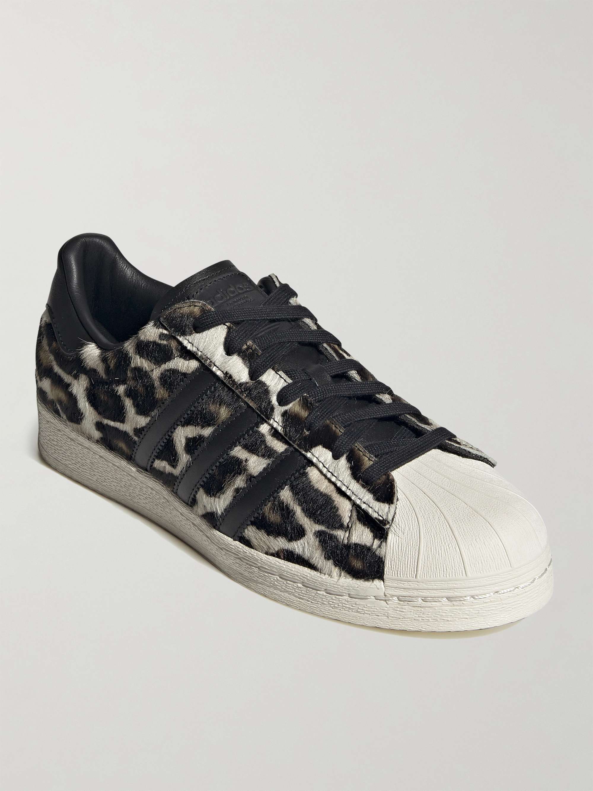 ADIDAS ORIGINALS Superstar 82 Leather-Trimmed Leopard-Print Calf Hair  Sneakers for Men | MR PORTER