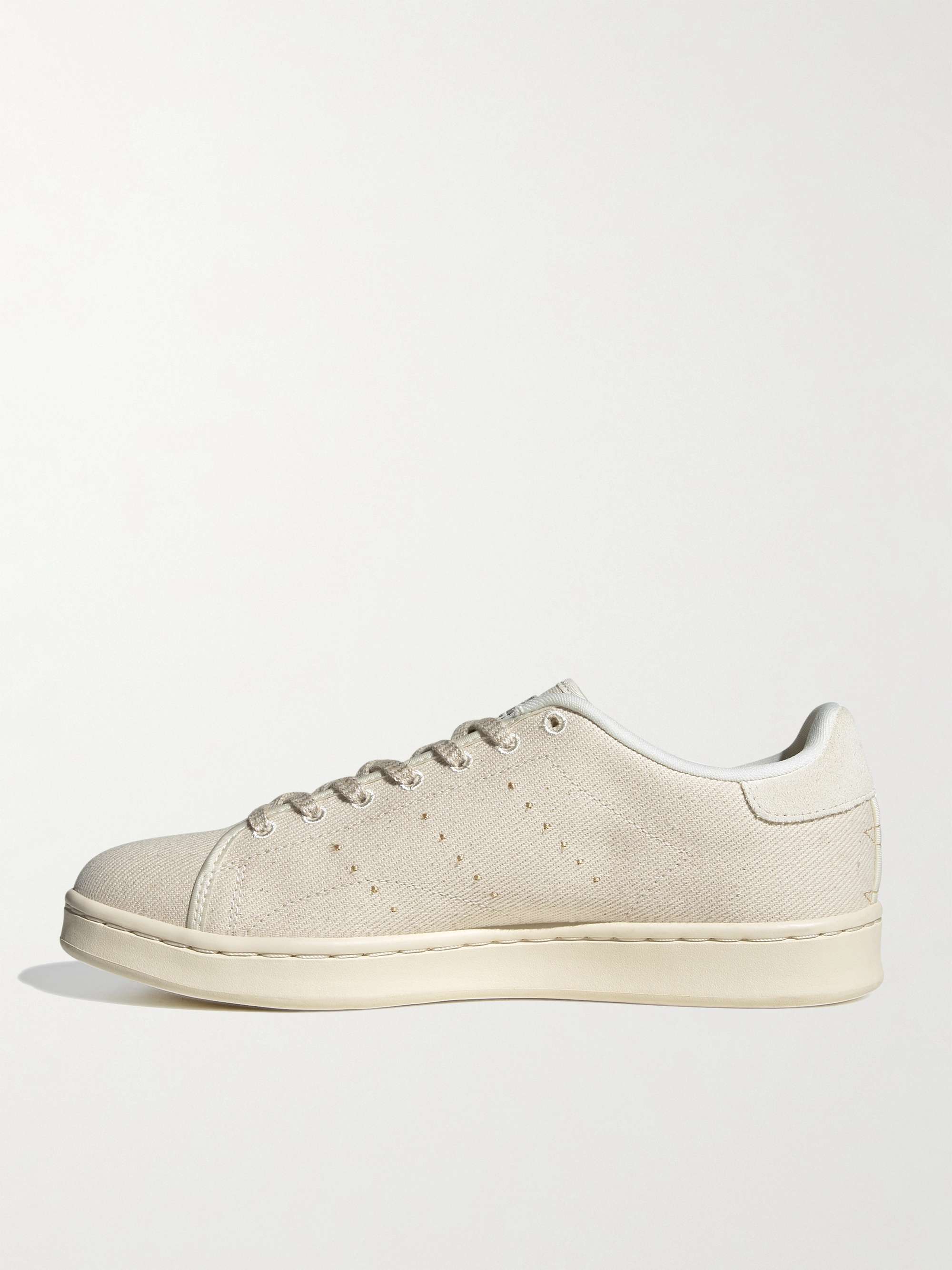 ADIDAS ORIGINALS Stan Smith H Organic Cotton-Twill and Suede Sneakers for  Men | MR PORTER