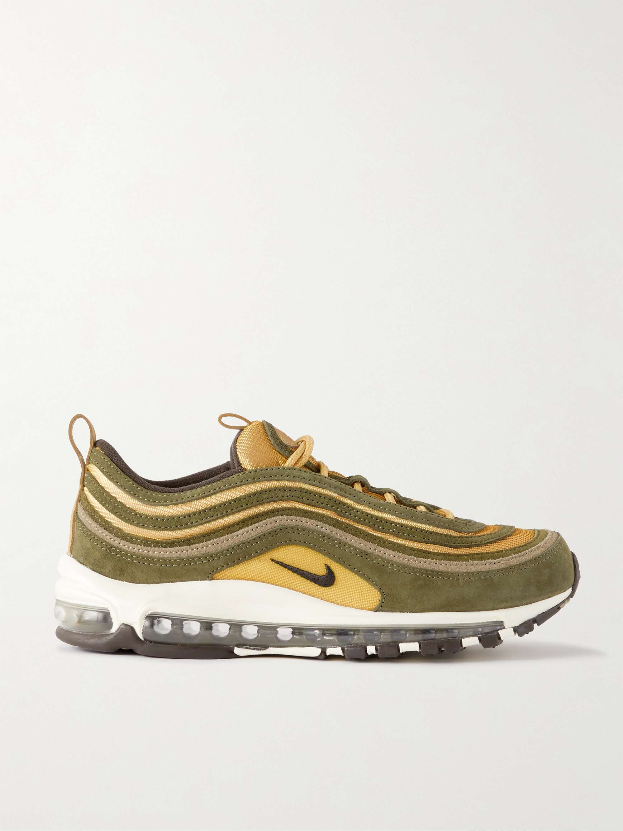 NIKE Air Max 97 Suede and Mesh Sneakers | MR PORTER
