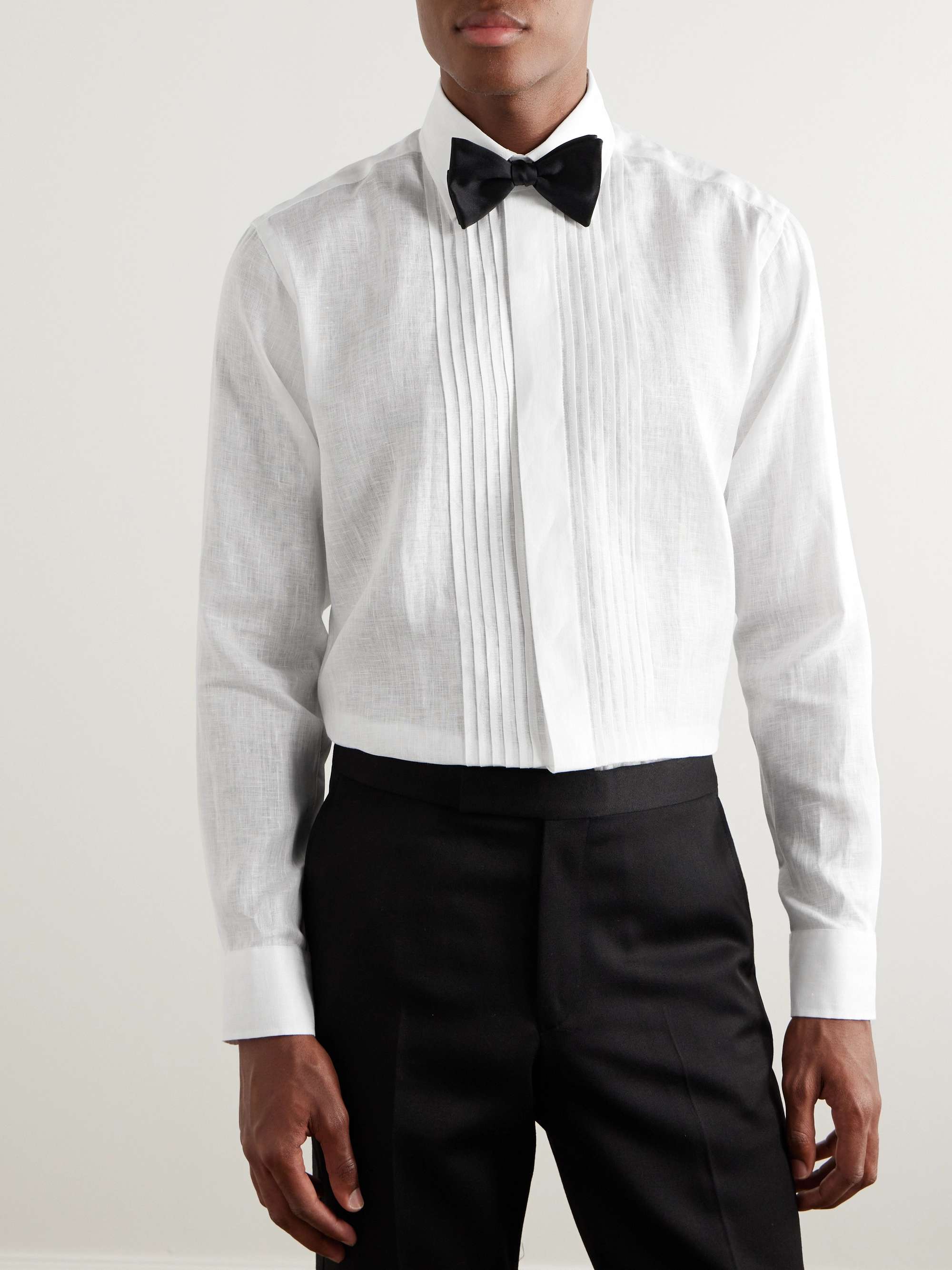 FAVOURBROOK Bib-Front Linen Shirt for Men | MR PORTER