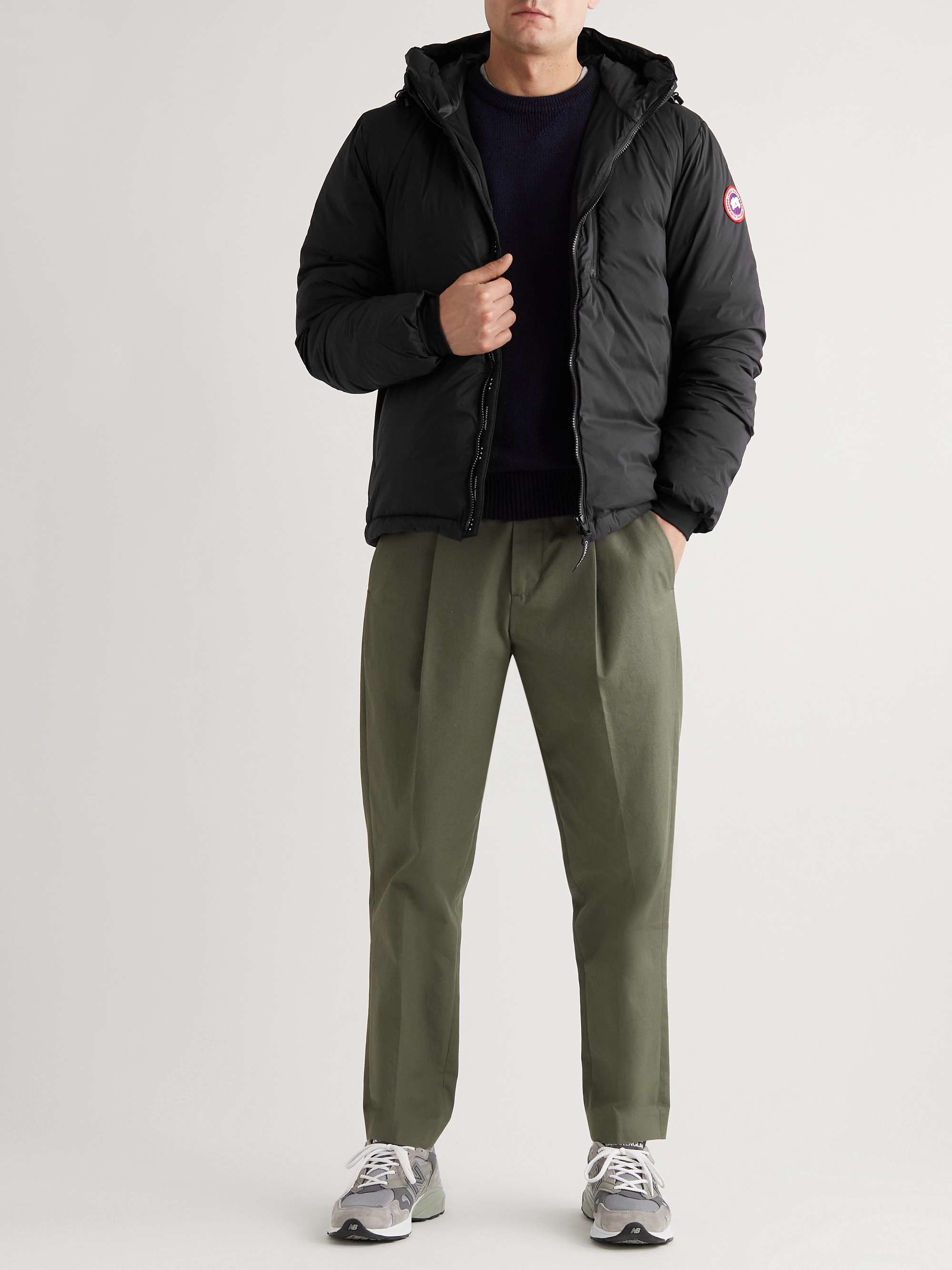 CANADA GOOSE Lodge Slim-Fit Nylon-Ripstop Hooded Down Jacket for Men | MR  PORTER