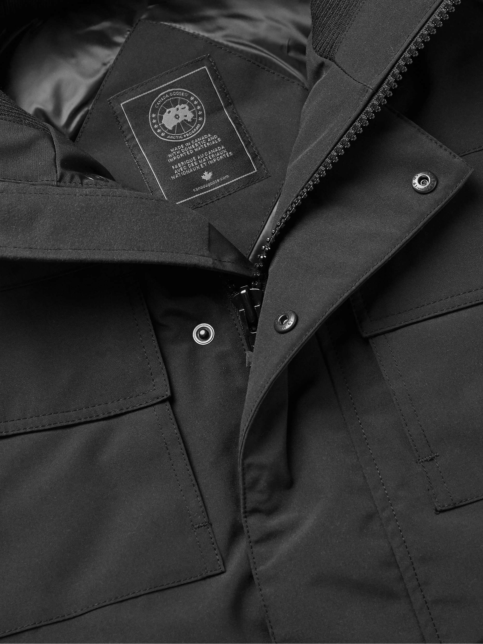 CANADA GOOSE Maitland Slim-Fit Quilted Shell Hooded Down Parka for Men | MR  PORTER