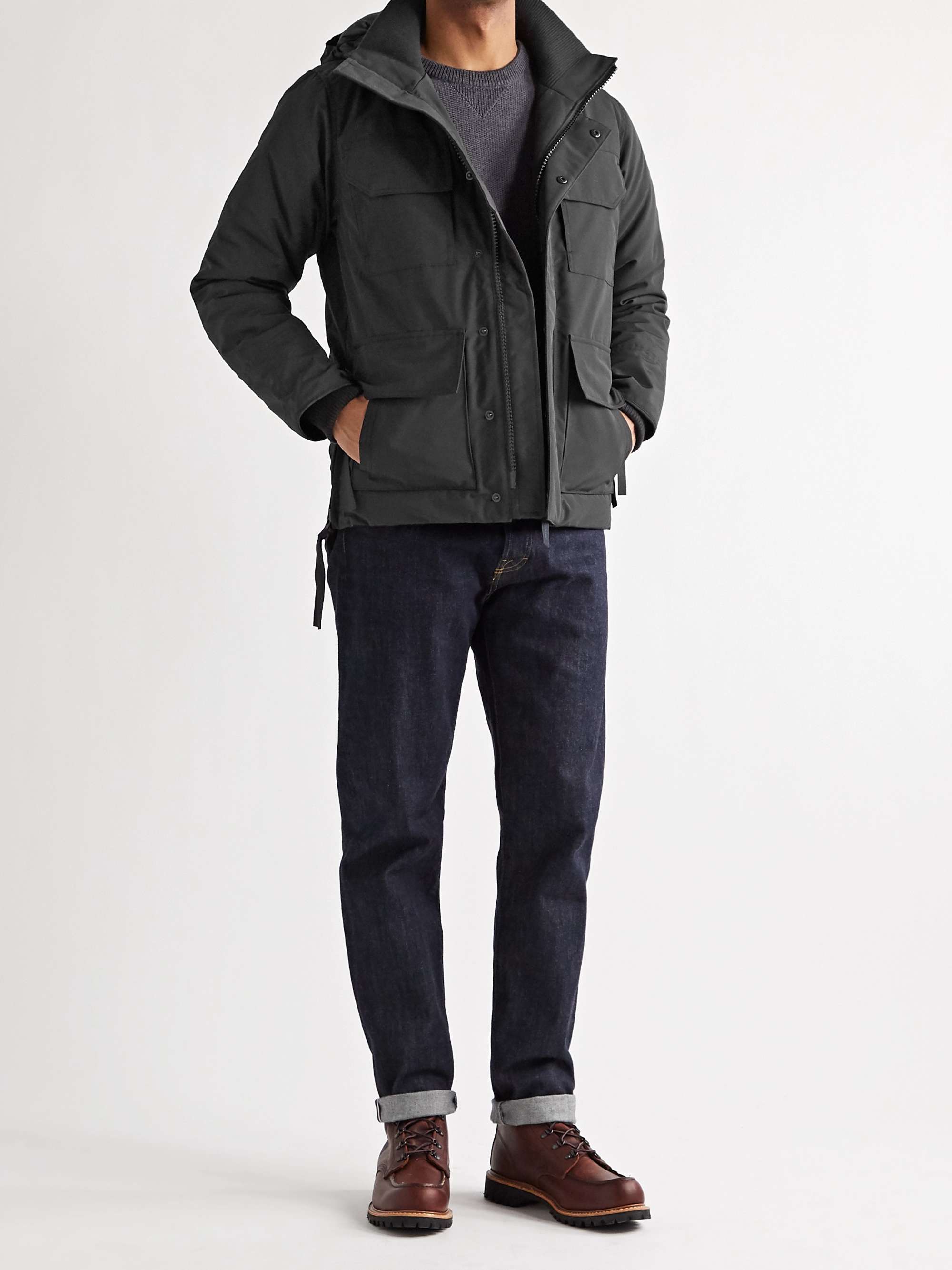 CANADA GOOSE Maitland Slim-Fit Quilted Shell Hooded Down Parka | MR PORTER
