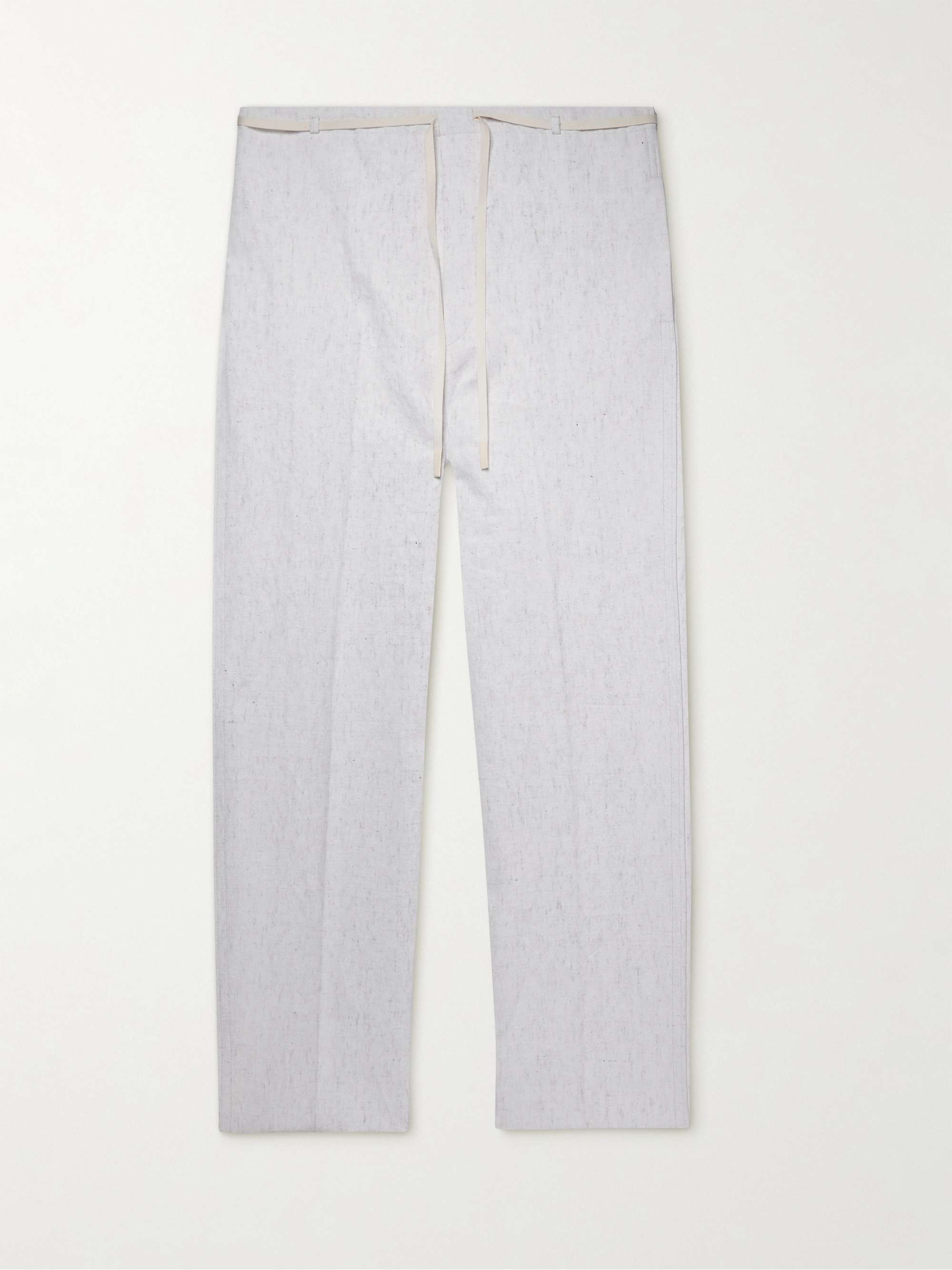 Linen Drawstring Trousers - Off … curated on LTK