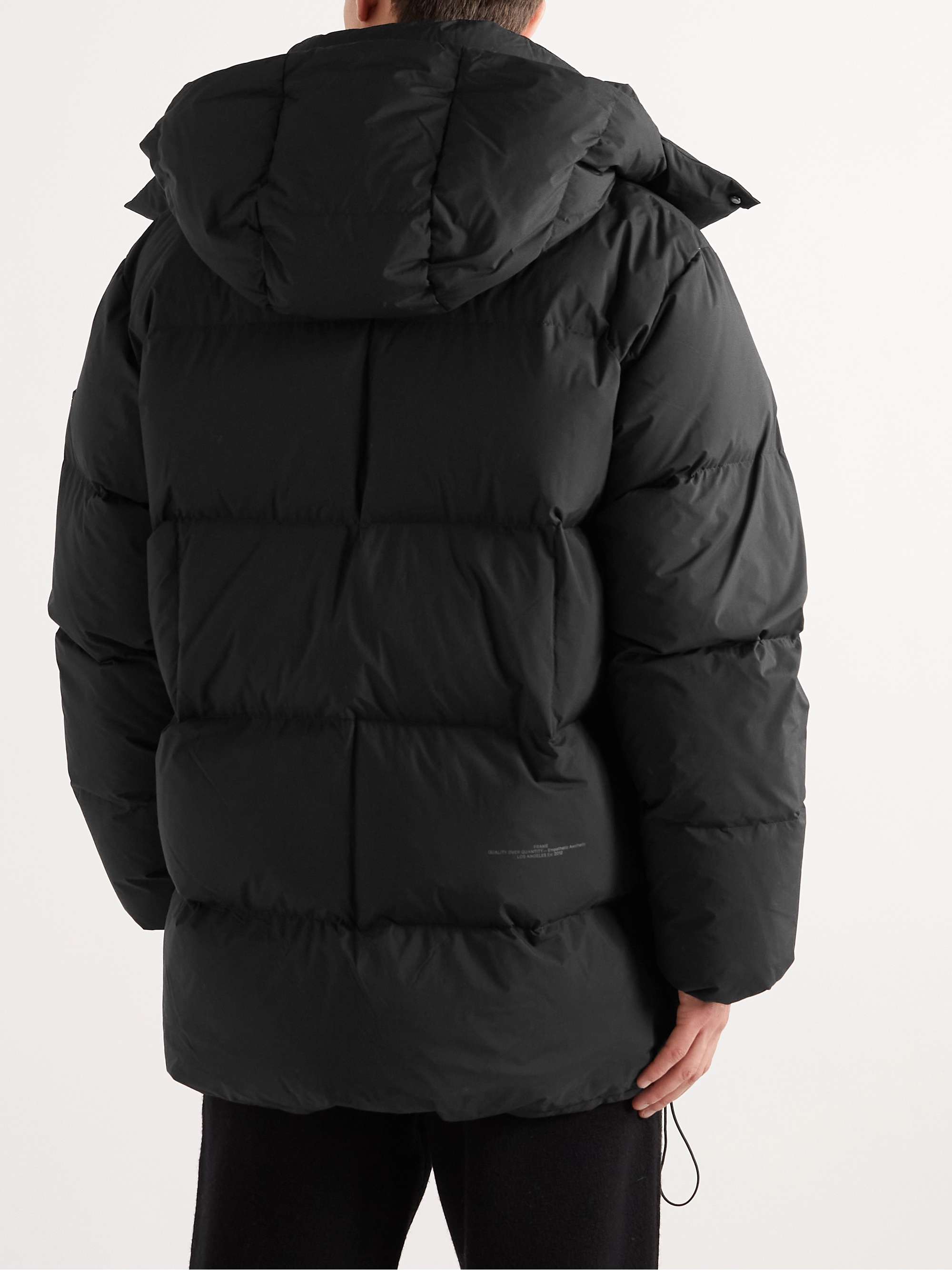FRAME Quilted Shell Hooded Down Jacket | MR PORTER