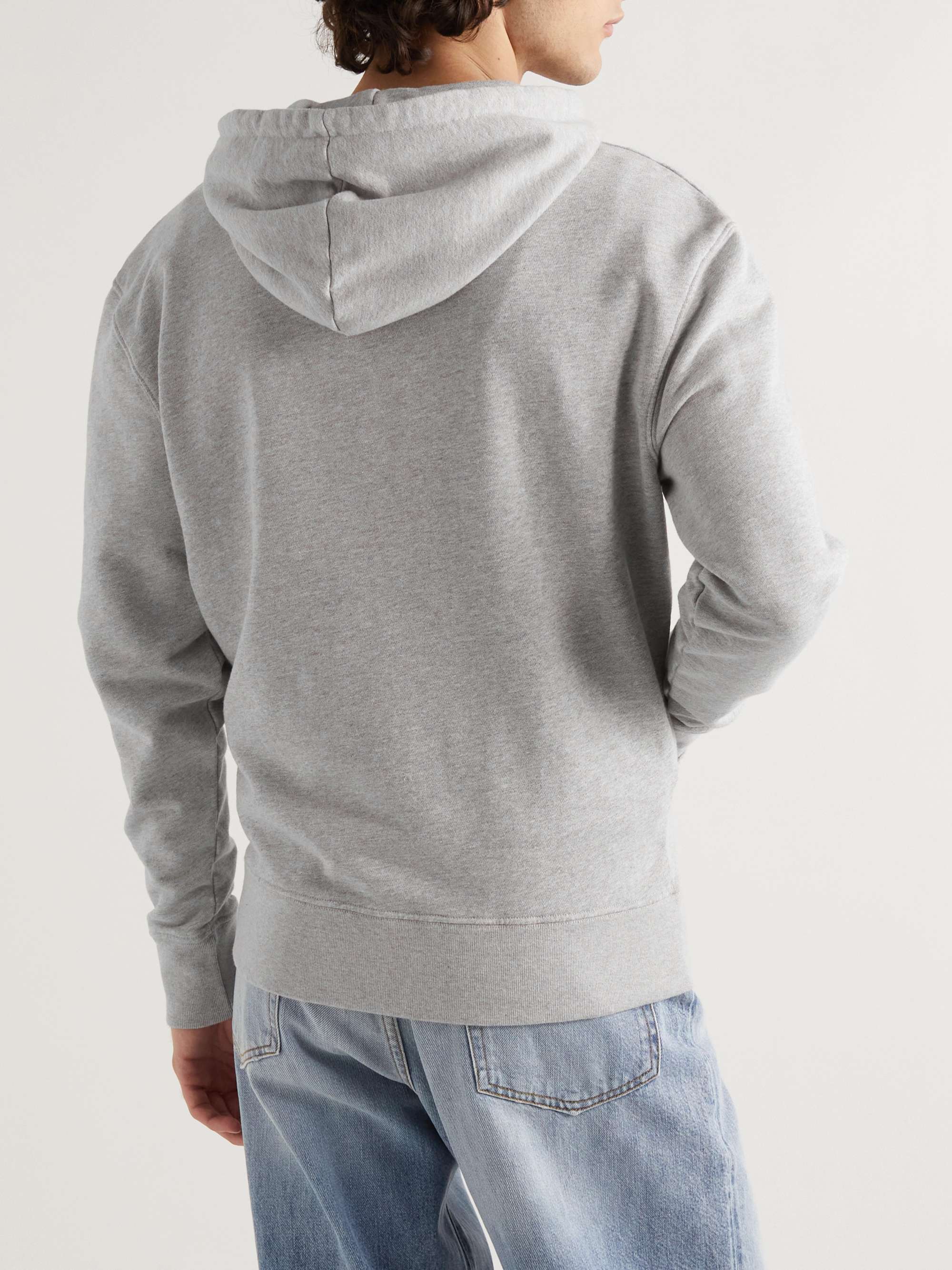 MAISON KITSUNÉ Chillax Logo-Appliquéd Cotton-Jersey Hoodie for Men | MR  PORTER