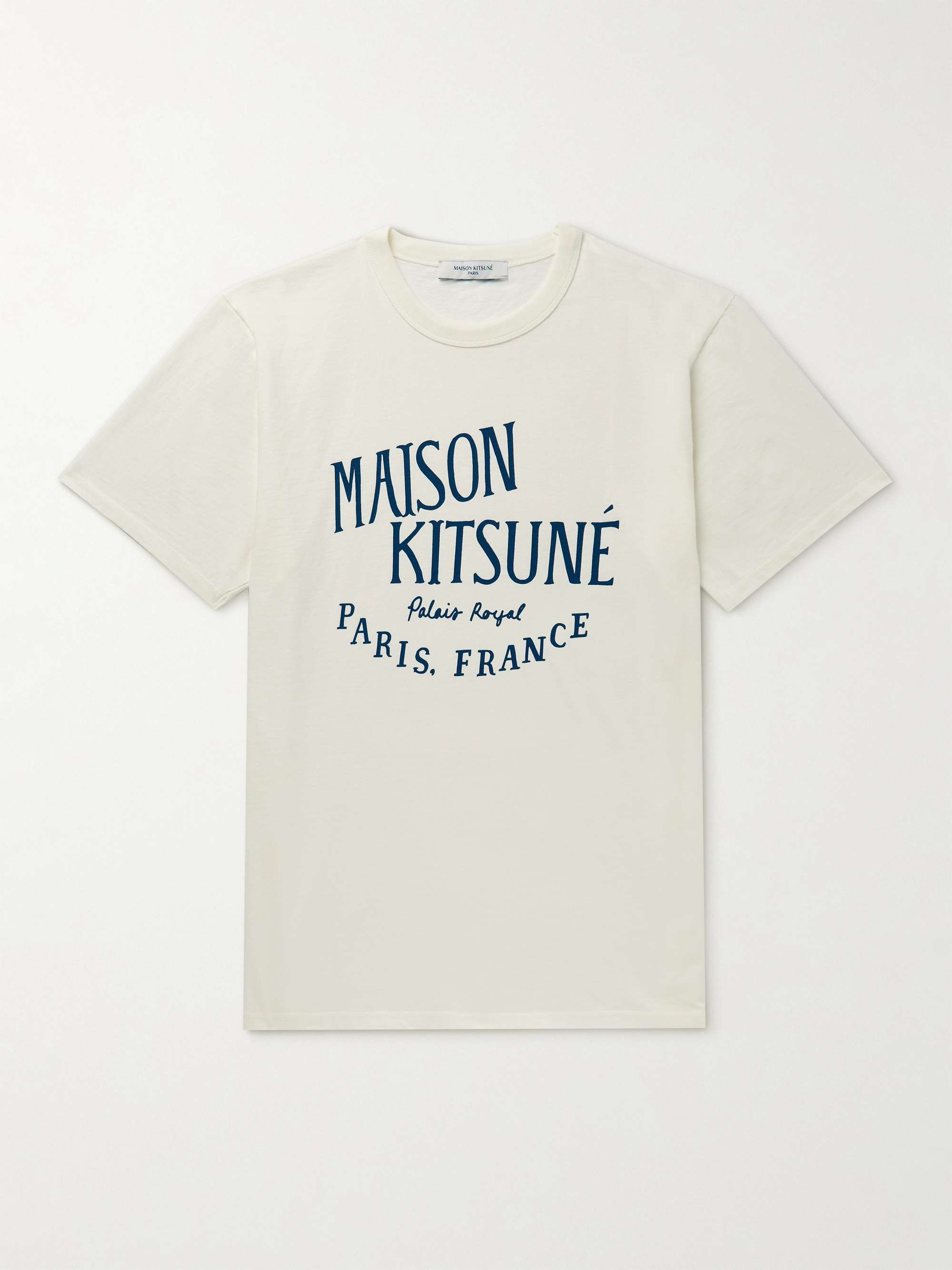 MAISON KITSUNÉ Printed Cotton-Jersey T-Shirt for Men | MR PORTER