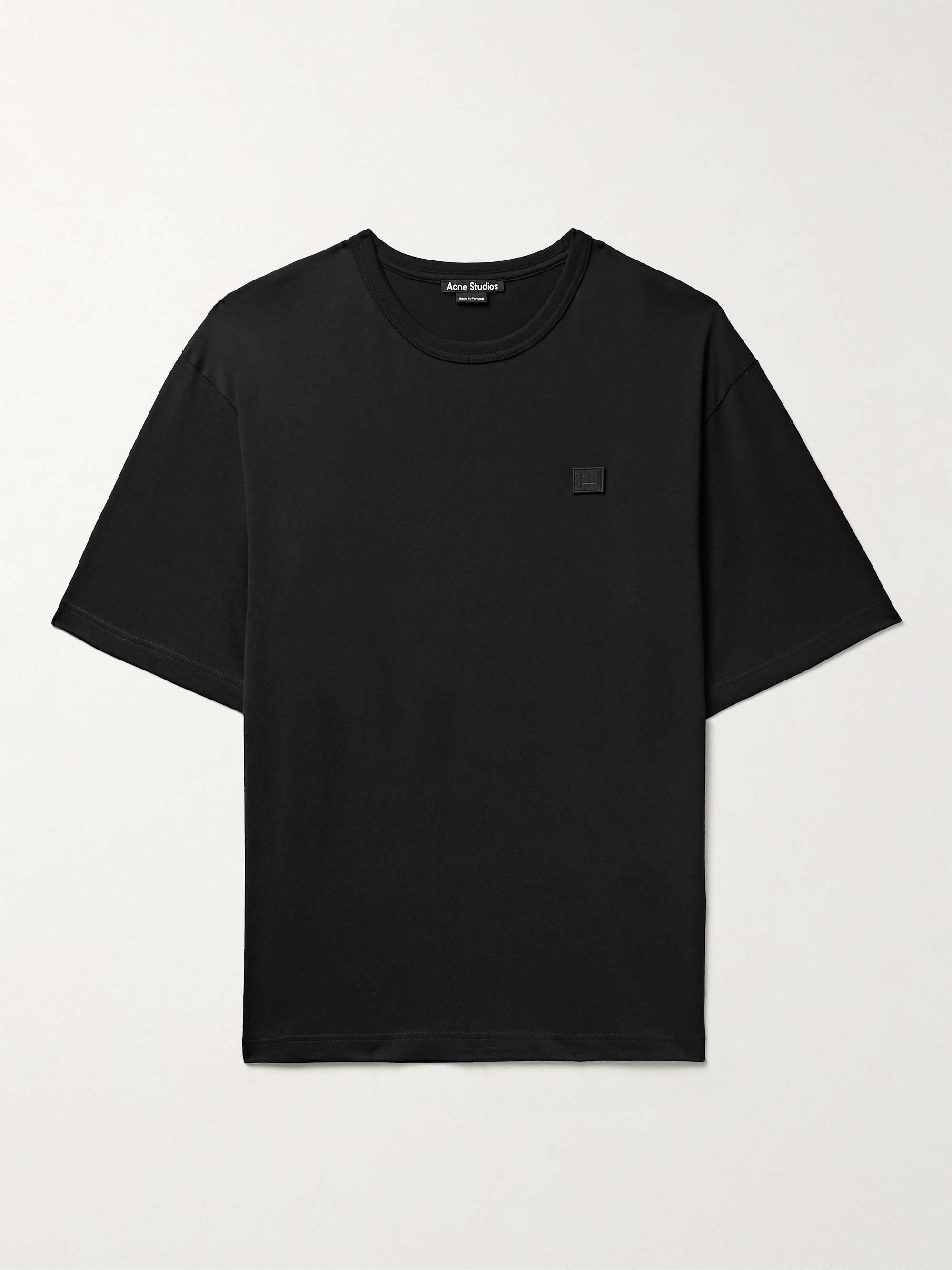 ACNE STUDIOS Exford Oversized Logo-Appliquéd Cotton-Jersey T-Shirt for ...