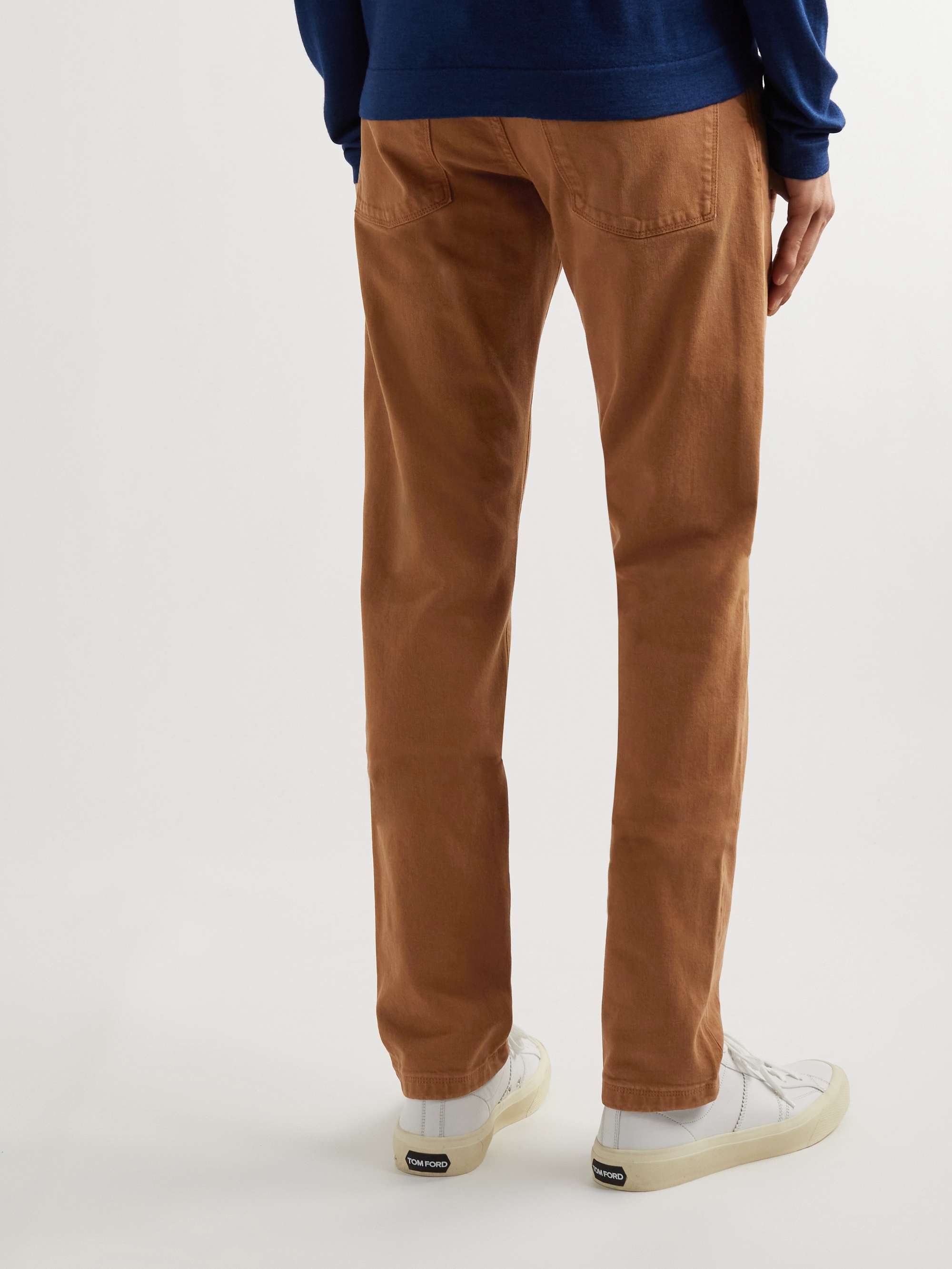 Brown Straight-Leg Garment-Dyed Jeans | LORO PIANA | MR PORTER