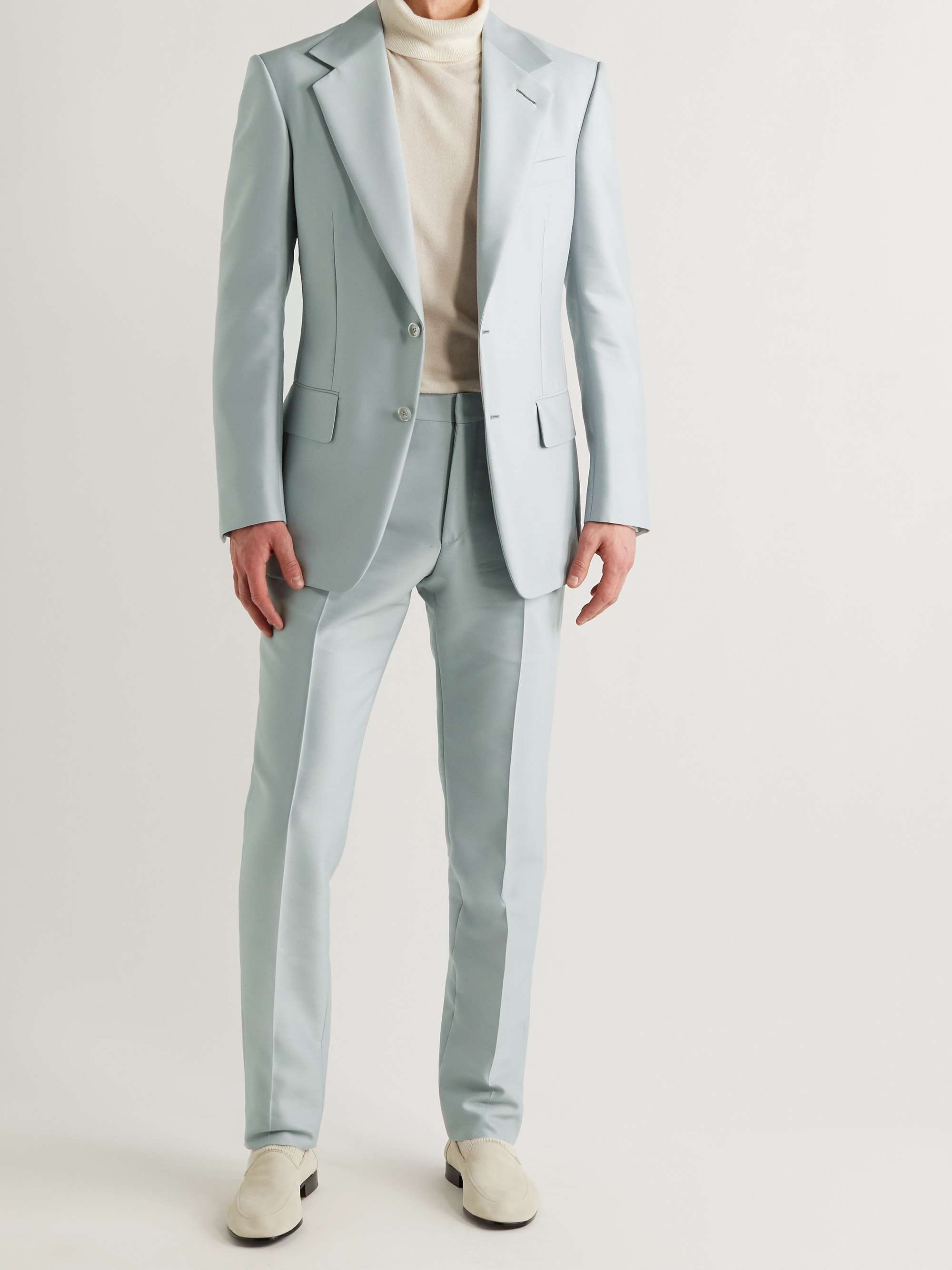 TOM FORD Spencer Slim-Fit Wool and Silk-Blend Suit Jacket for Men | MR  PORTER