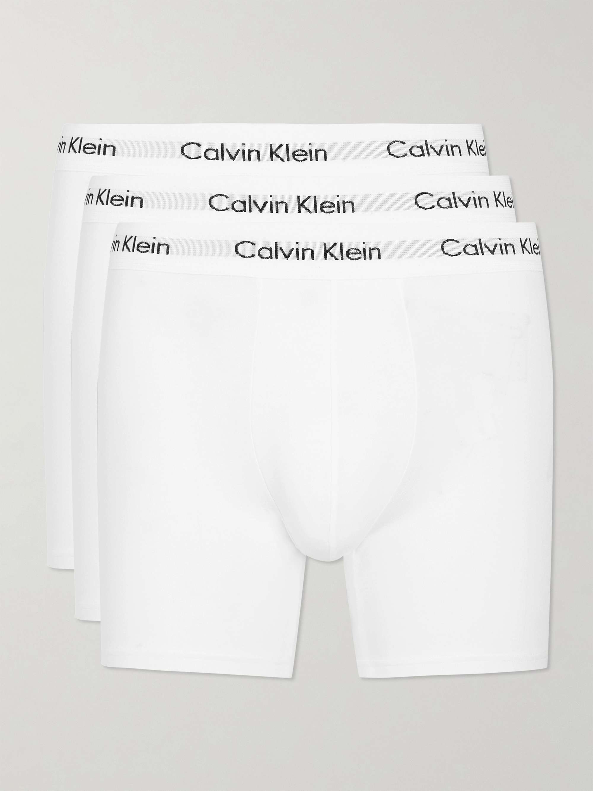Confezione da tre boxer in cotone stretch CALVIN KLEIN UNDERWEAR da uomo |  MR PORTER