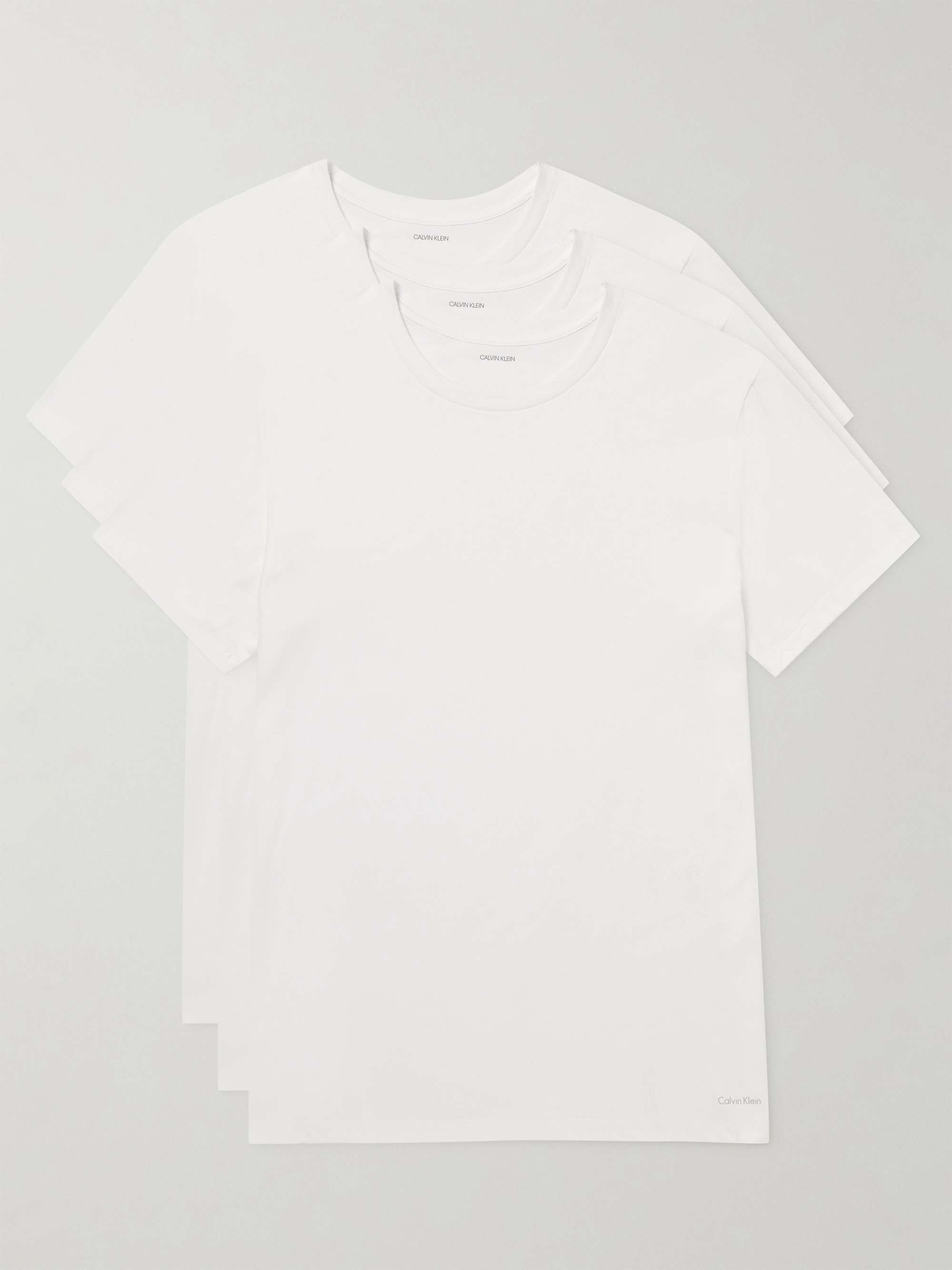 CALVIN KLEIN UNDERWEAR Three-Pack Cotton-Jersey T-Shirts for Men