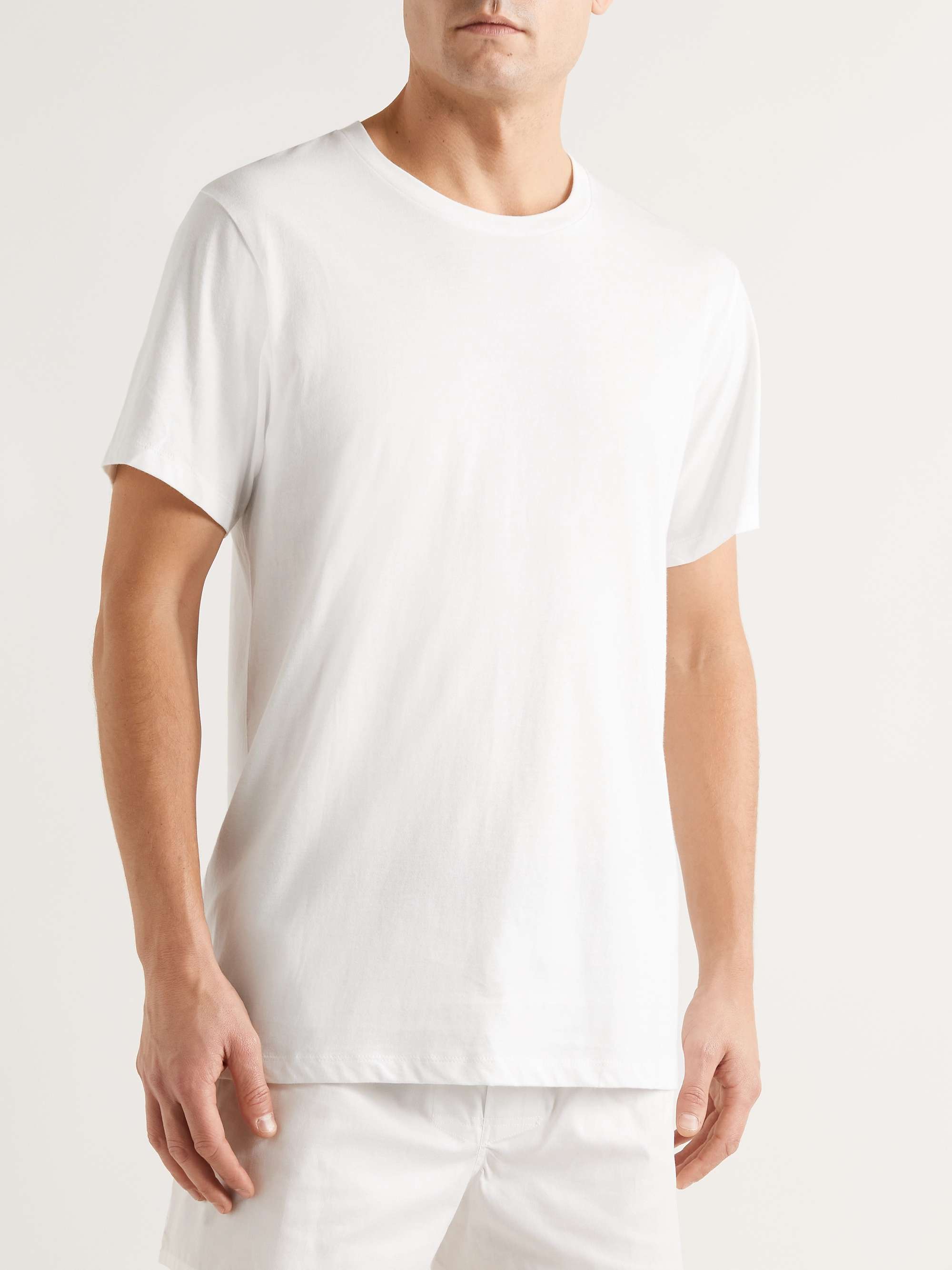 CALVIN KLEIN UNDERWEAR Three-Pack Cotton-Jersey T-Shirts | MR
