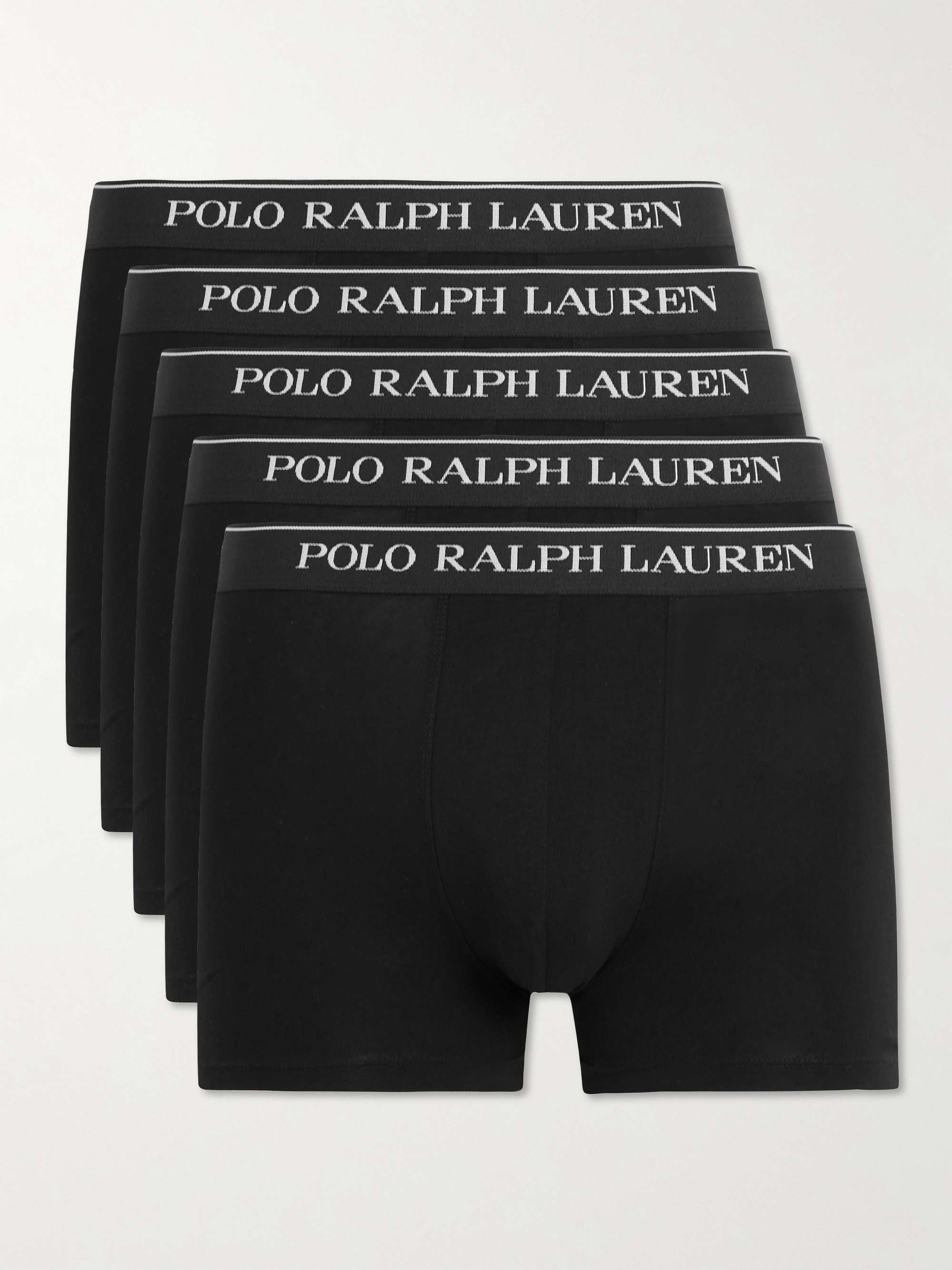 POLO RALPH LAUREN Five-Pack Stretch-Cotton Jersey Boxer Briefs | MR PORTER