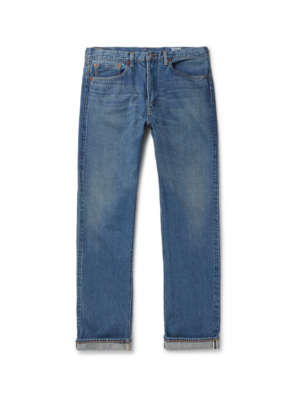 OrSlow - 107 Slim-Fit Selvedge Denim Jeans - Men - Blue - 1 da Uomo di  ORSLOW