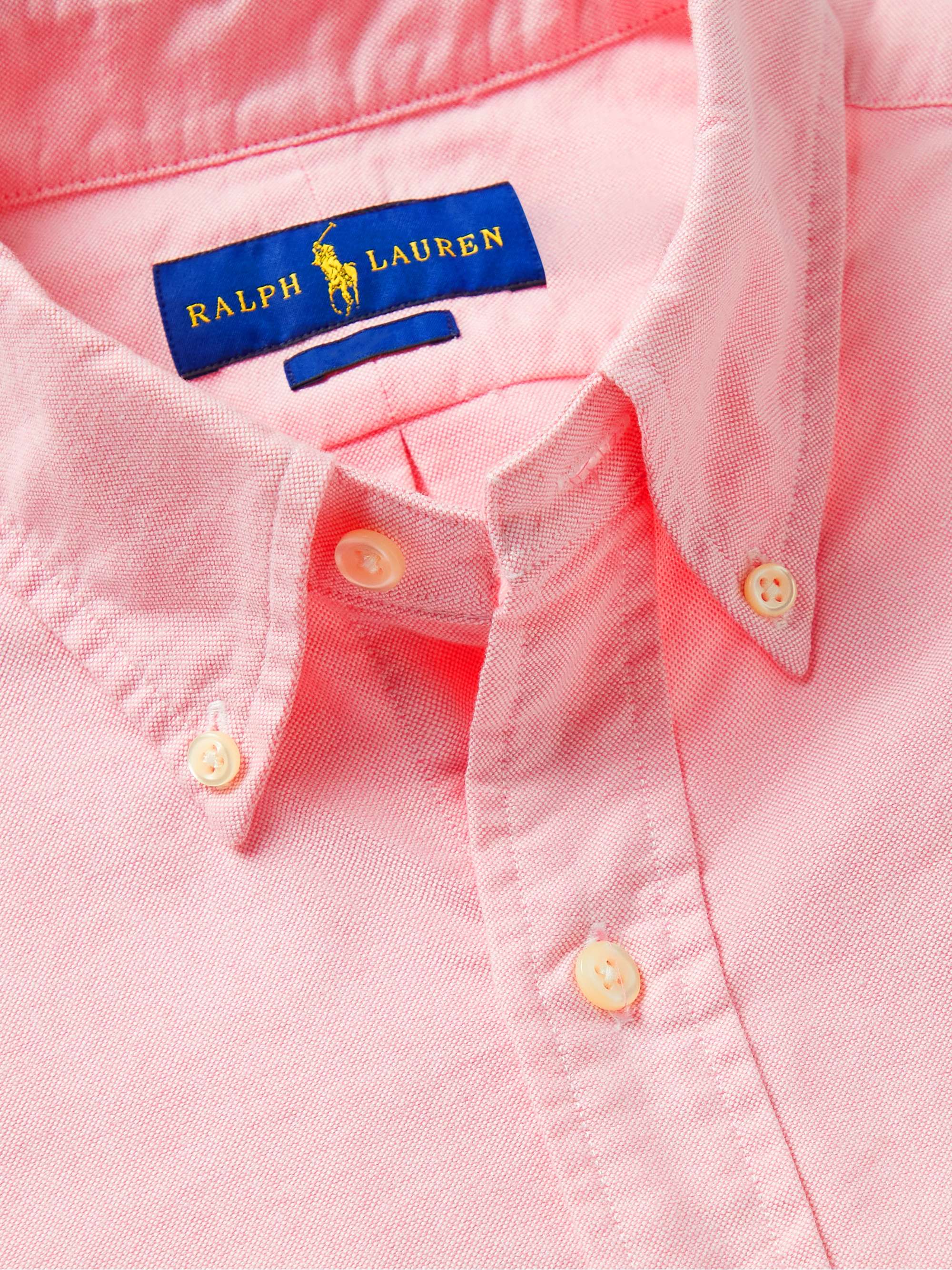 POLO RALPH LAUREN Slim-Fit Button-Down Collar Cotton Oxford Shirt | MR  PORTER