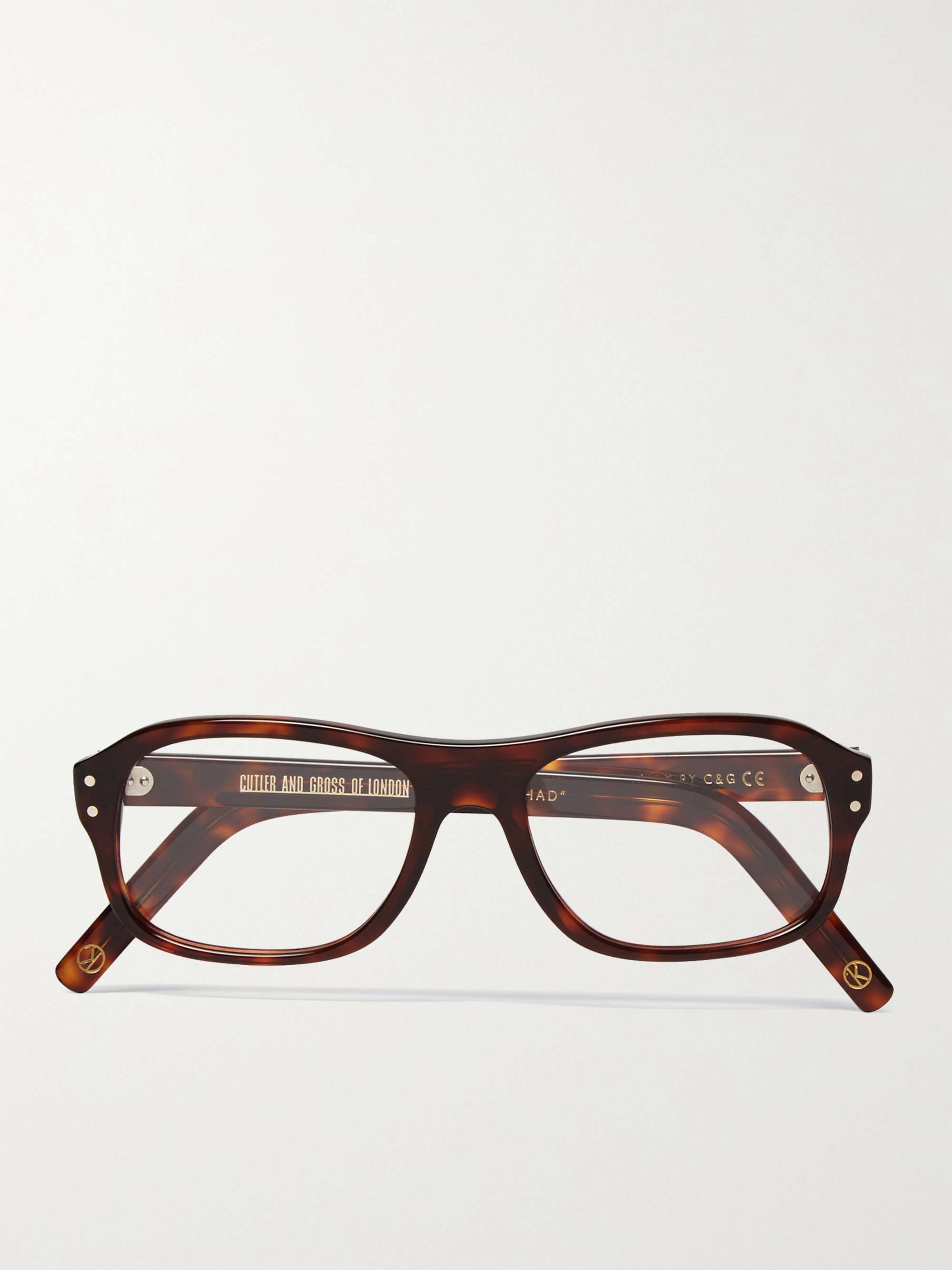 KINGSMAN + Cutler and Gross Square-Frame Tortoiseshell Acetate Optical  Glasses | MR PORTER