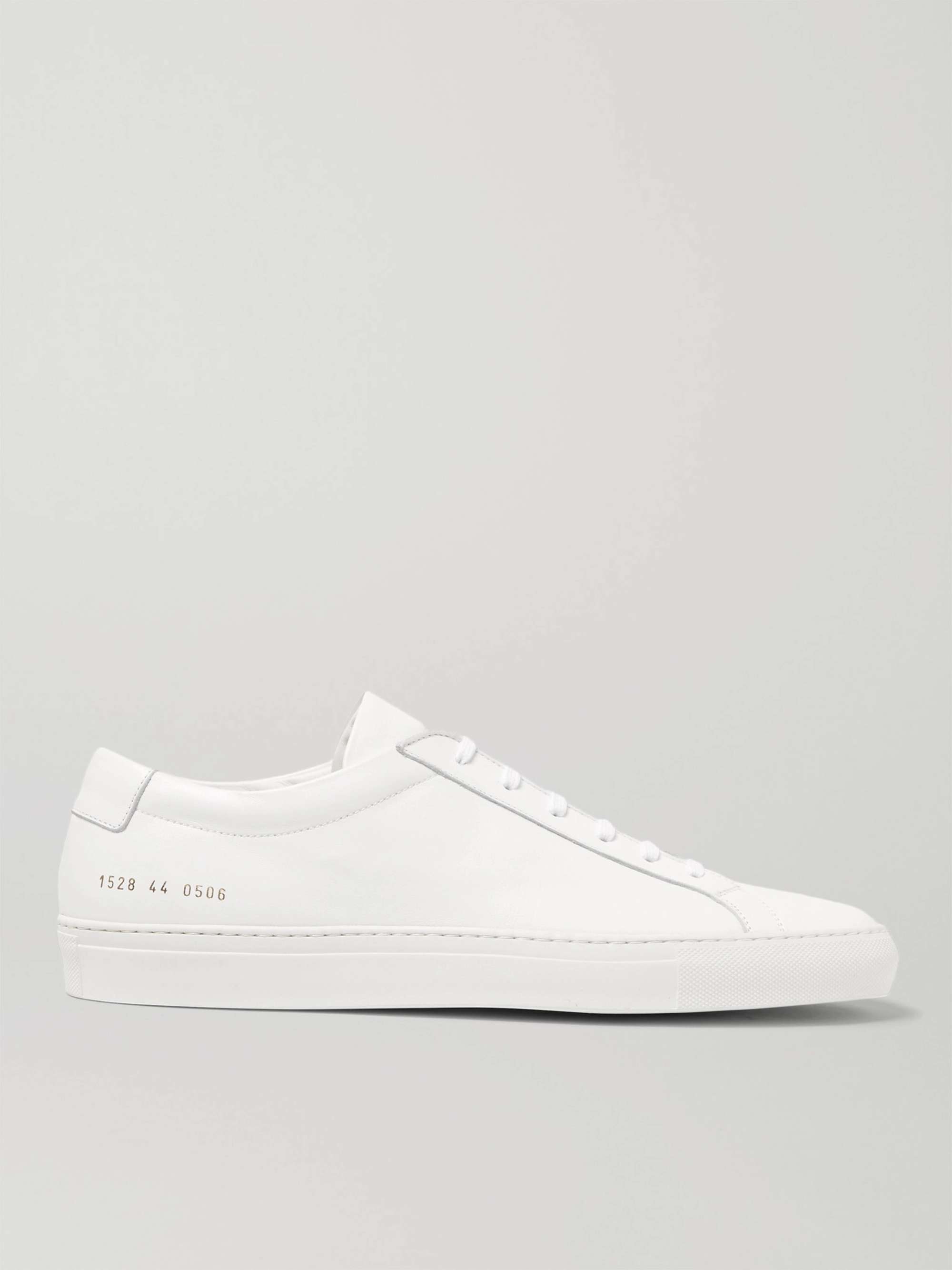 White BBall Leather Sneakers | COMMON PROJECTS | MR PORTER