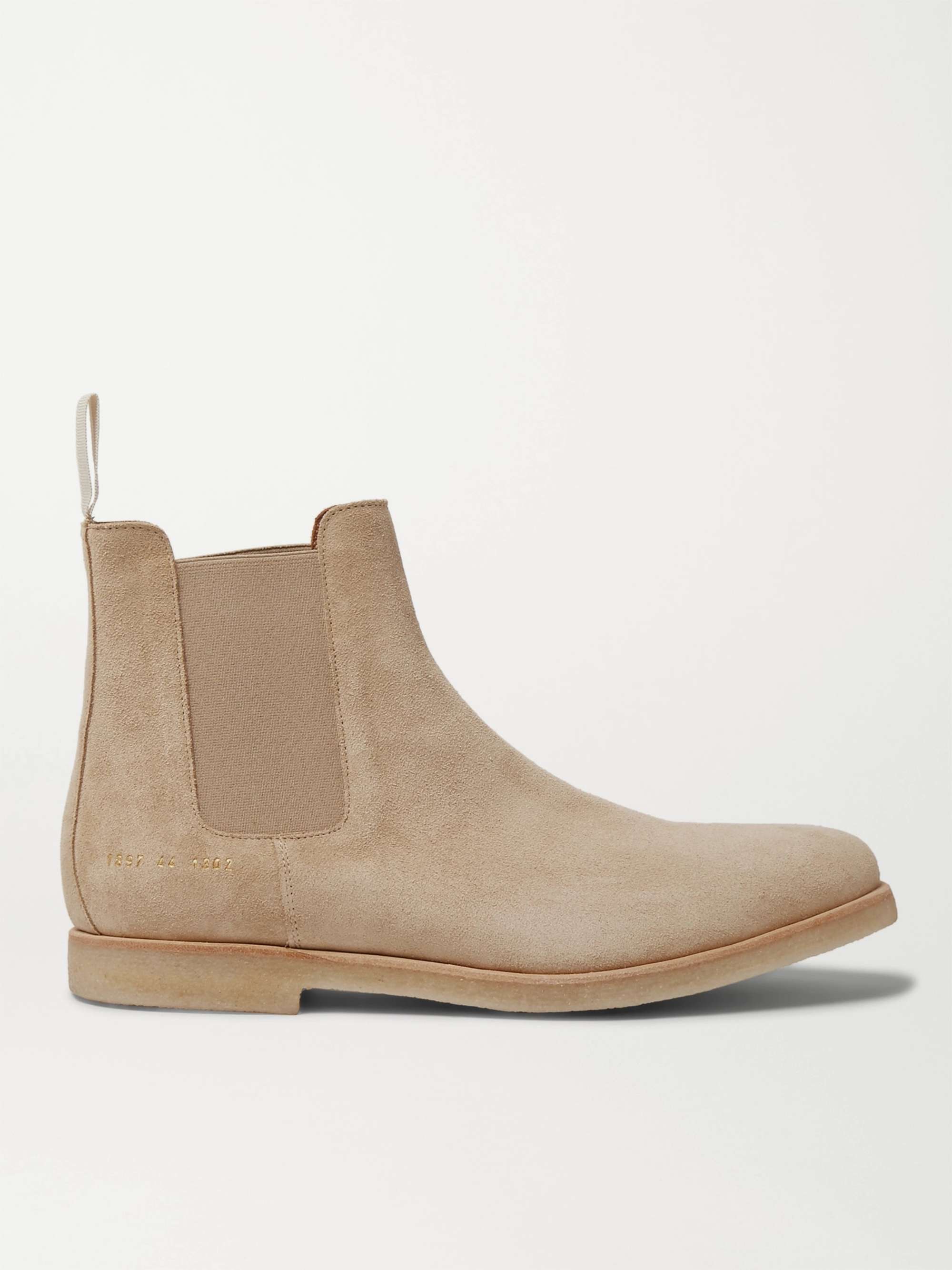 COMMON PROJECTS Suede Chelsea Boots for Men | MR