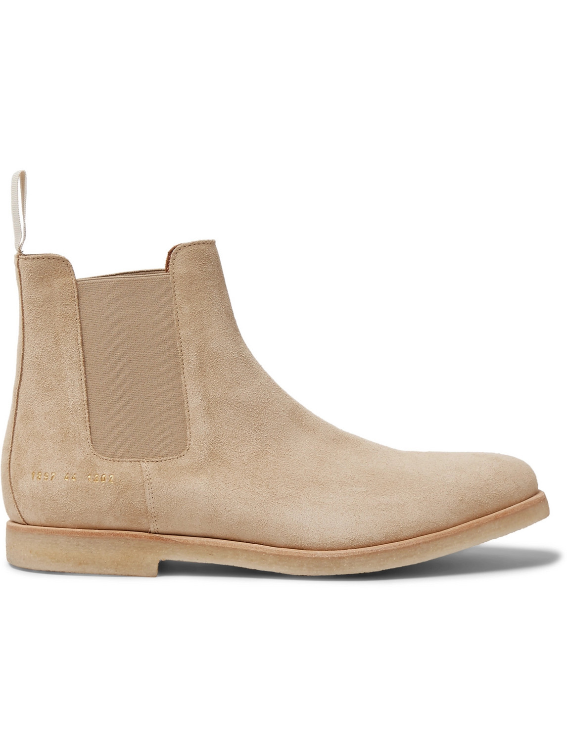 Common Projects Beige Suede Chelsea Boots In Tan | ModeSens